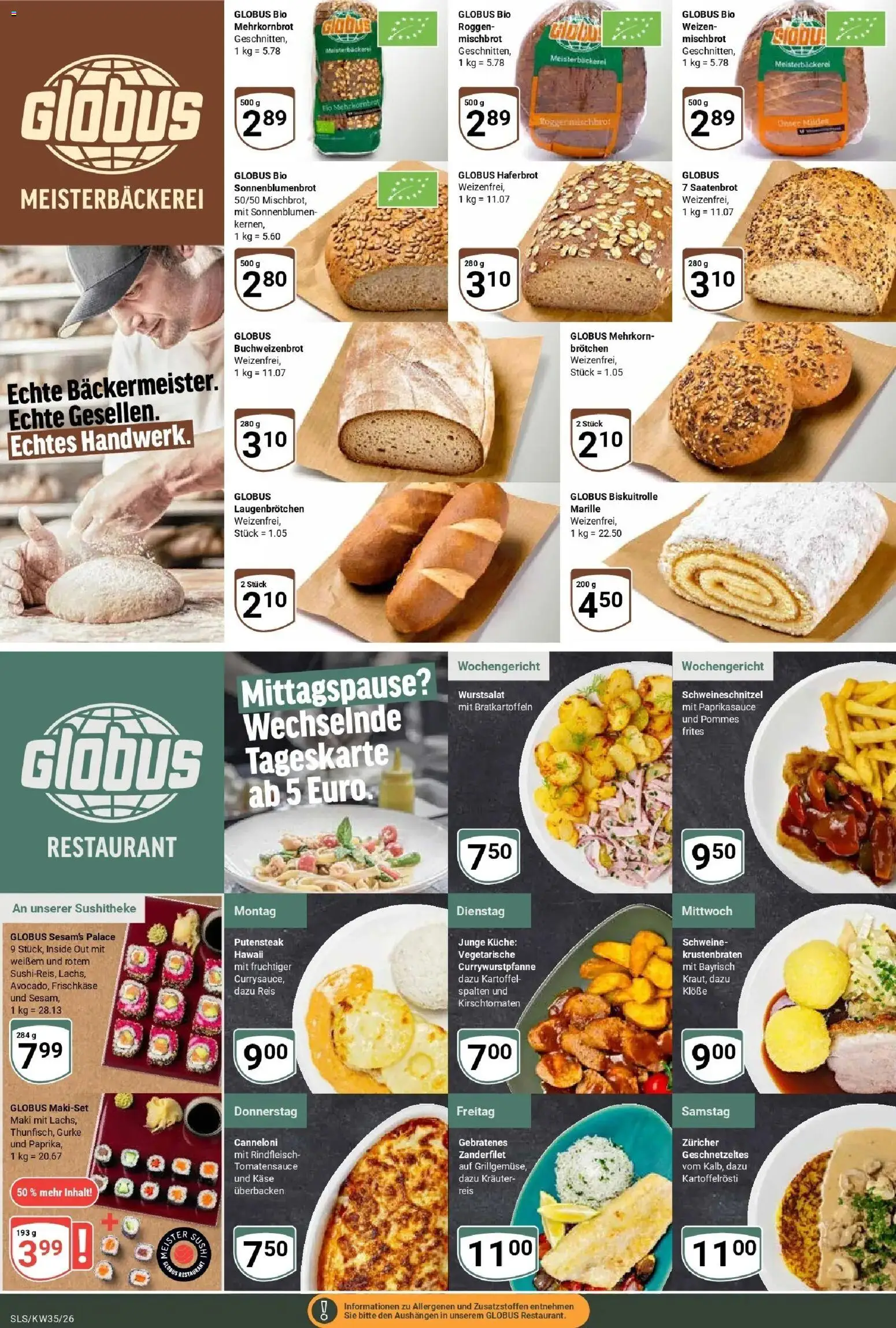 Globus Prospekt Saarlouis (ab 24.08.2026) » Angebote online | Seite: 10 | Produkte: Käse, Pommes, Krustenbraten, Kirschtomaten