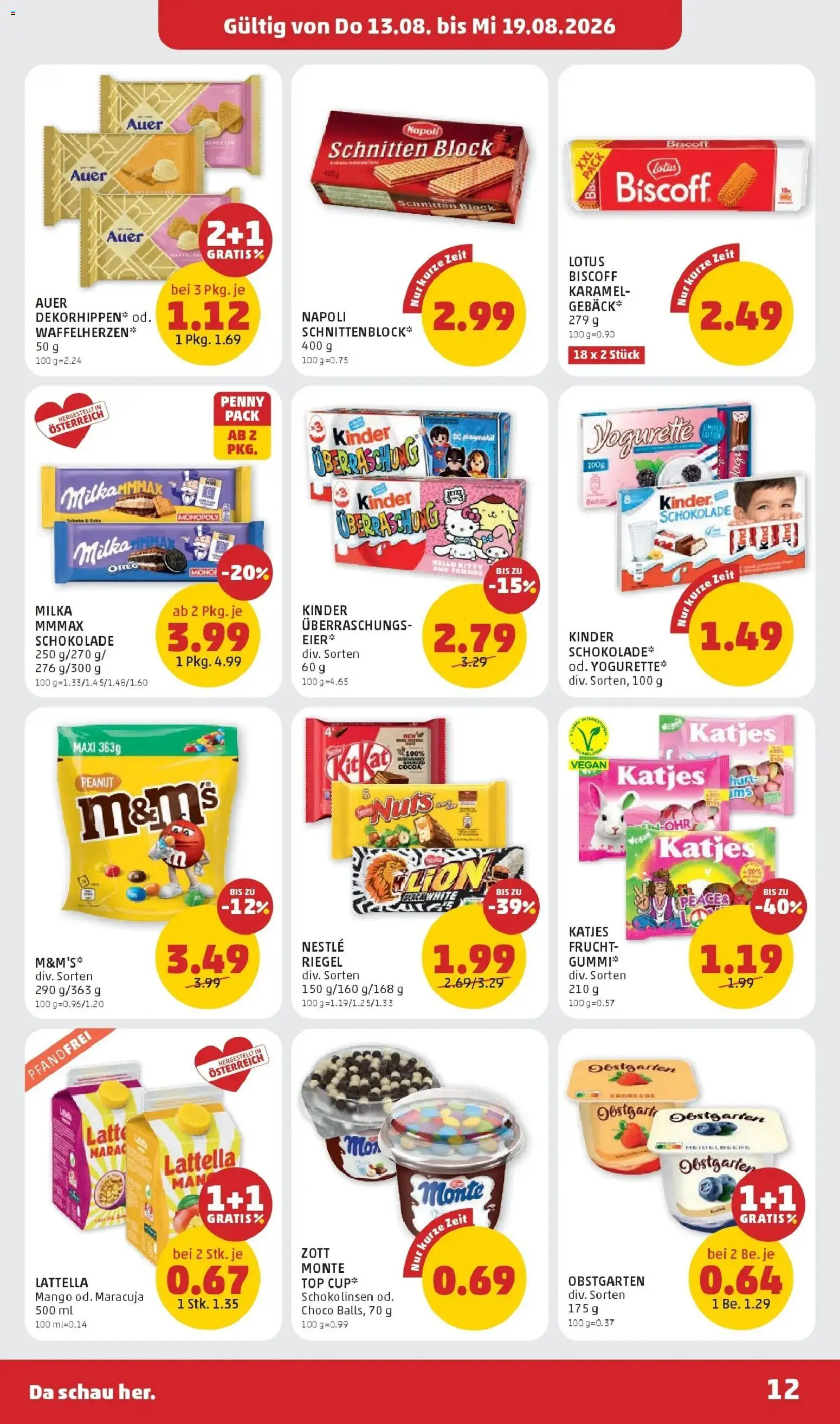 Penny Markt Die ganze Woche sparen ab (13.08.2026) - Angebote, Prospekt | Seite: 12
