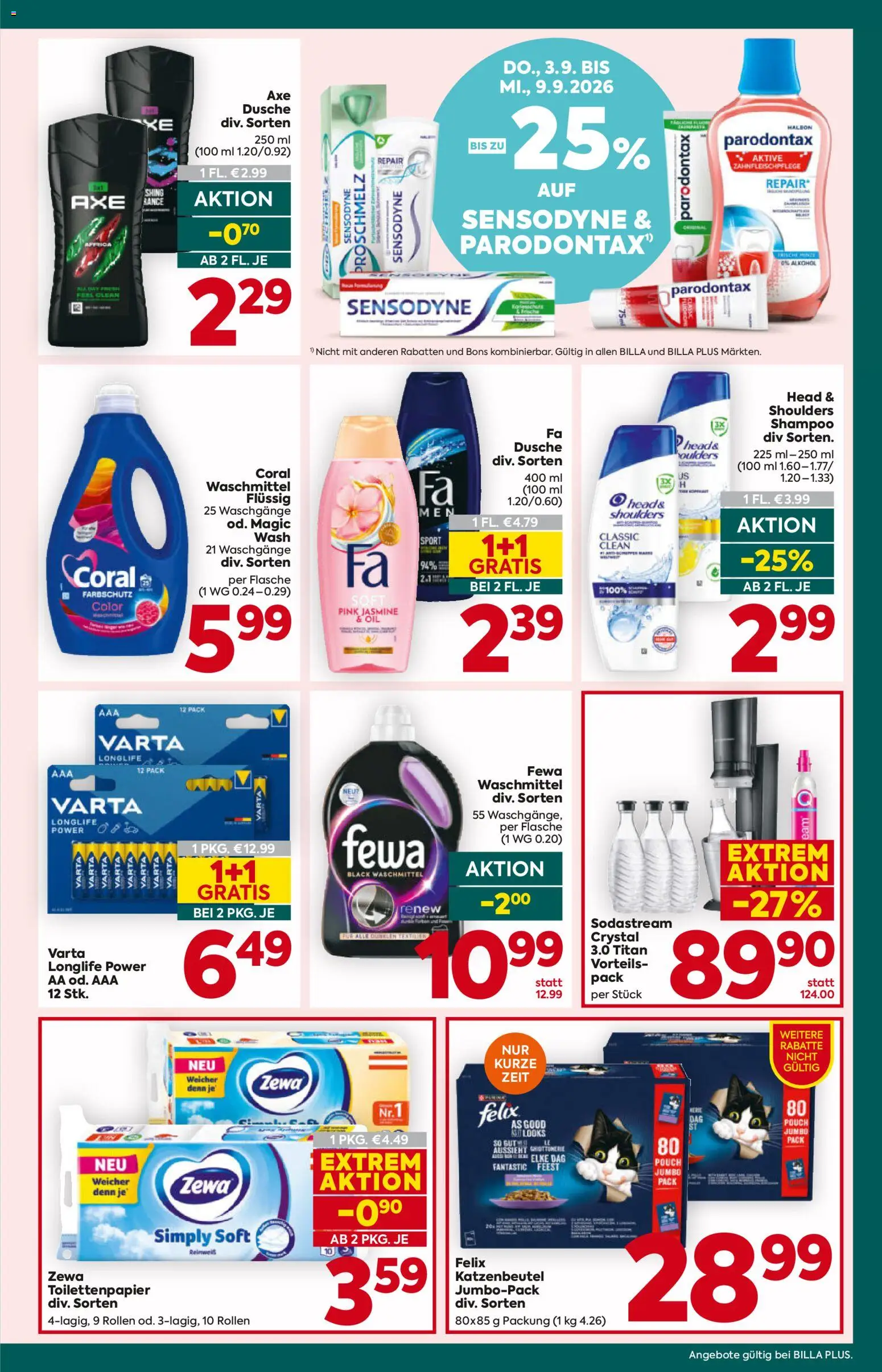 Billa Plus Flugblatt gültig ab 03.09.2026 | Seite: 15