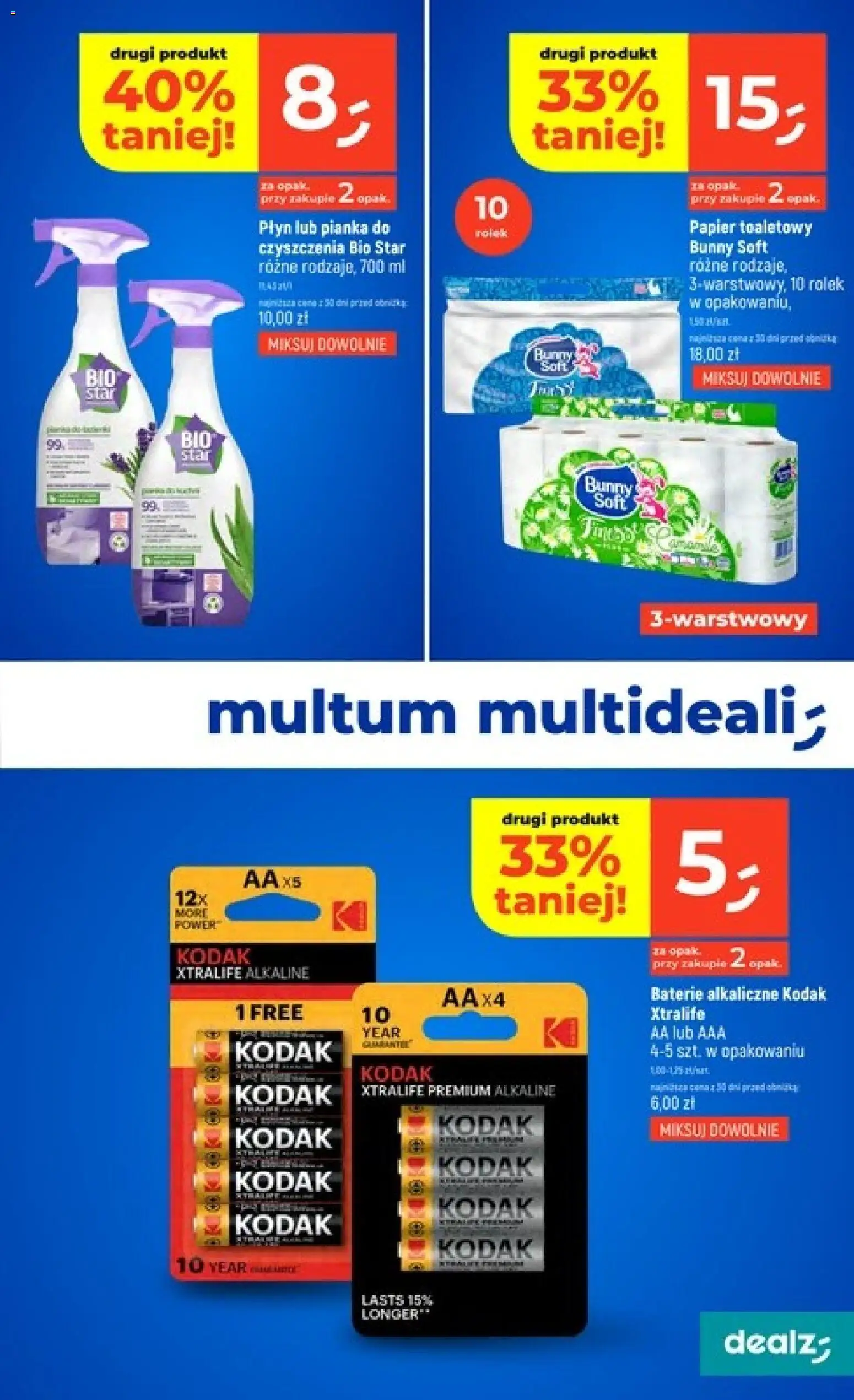 Dealz gazetka od 28.05.2026 | Strona: 43 | Produkty: Papier toaletowy, Baterie