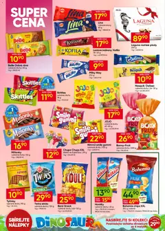 Náhled letáku Hruška leták od 15.07.2026 | Strana: 8 | Produkty: Nálepky, Nesquik, Kofila, Bohemia chips