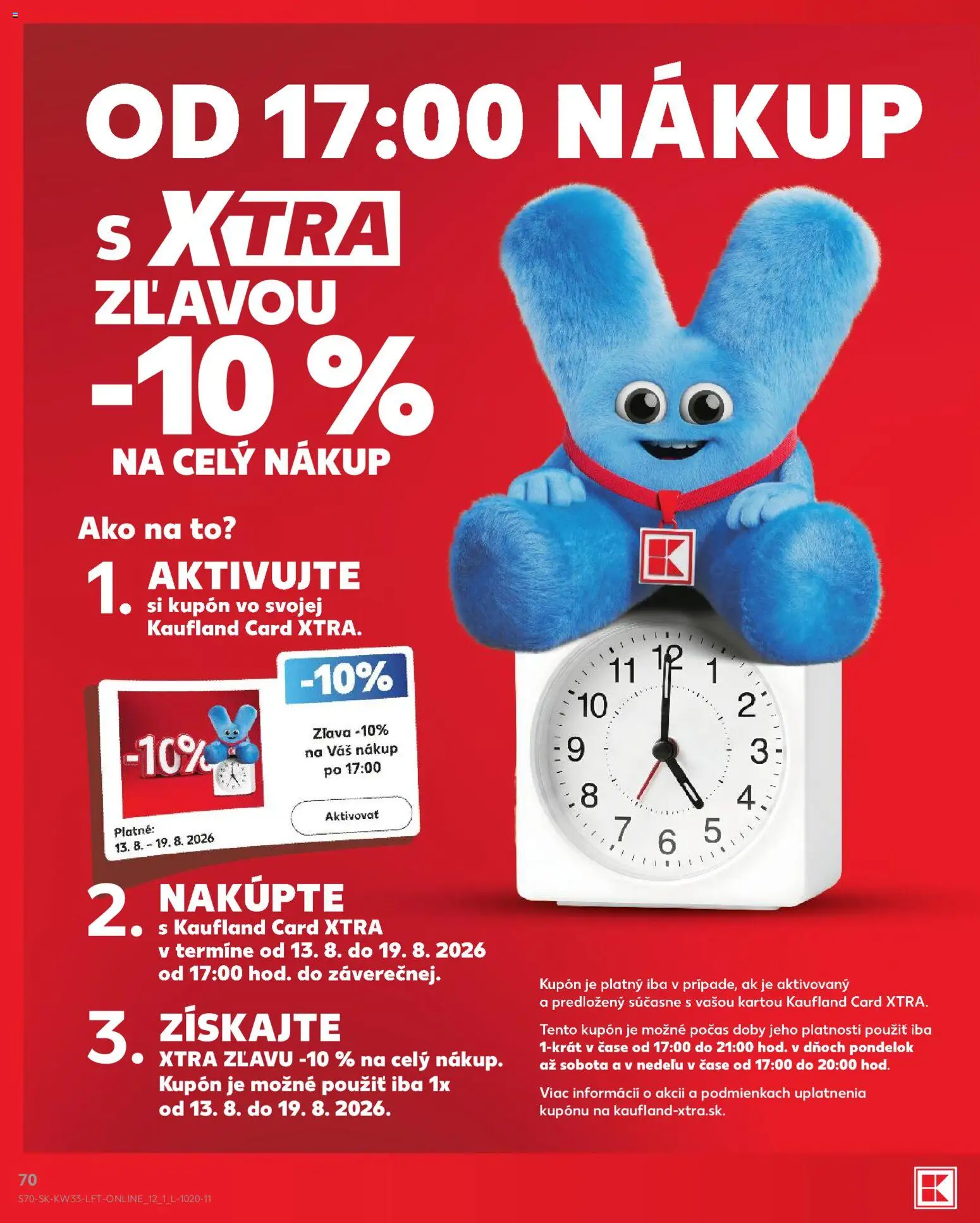 Nové Kaufland akcie – leták je platný od 13.08.2026 | Strana: 70