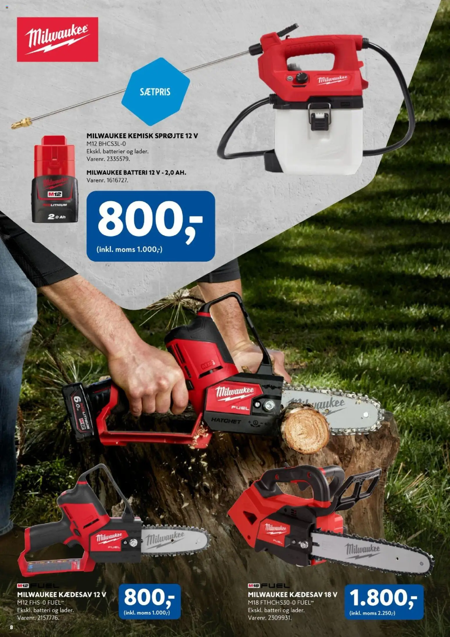 Davidsen tilbudsavis – gyldig fra 20/08/2026 | Side: 8 | Produkter: Batterier, Batteri