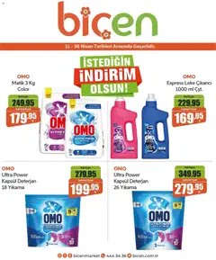 11.04.2026 tarihinden itibaren geçerli olan Biçen Market kataloğu önizlemesi