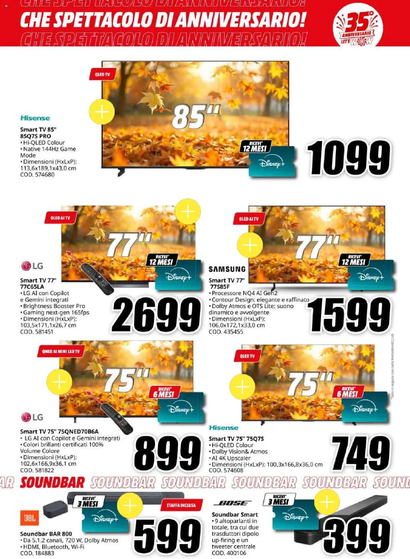 Volantino Media World del 14/09/2026 | Pagina: 19