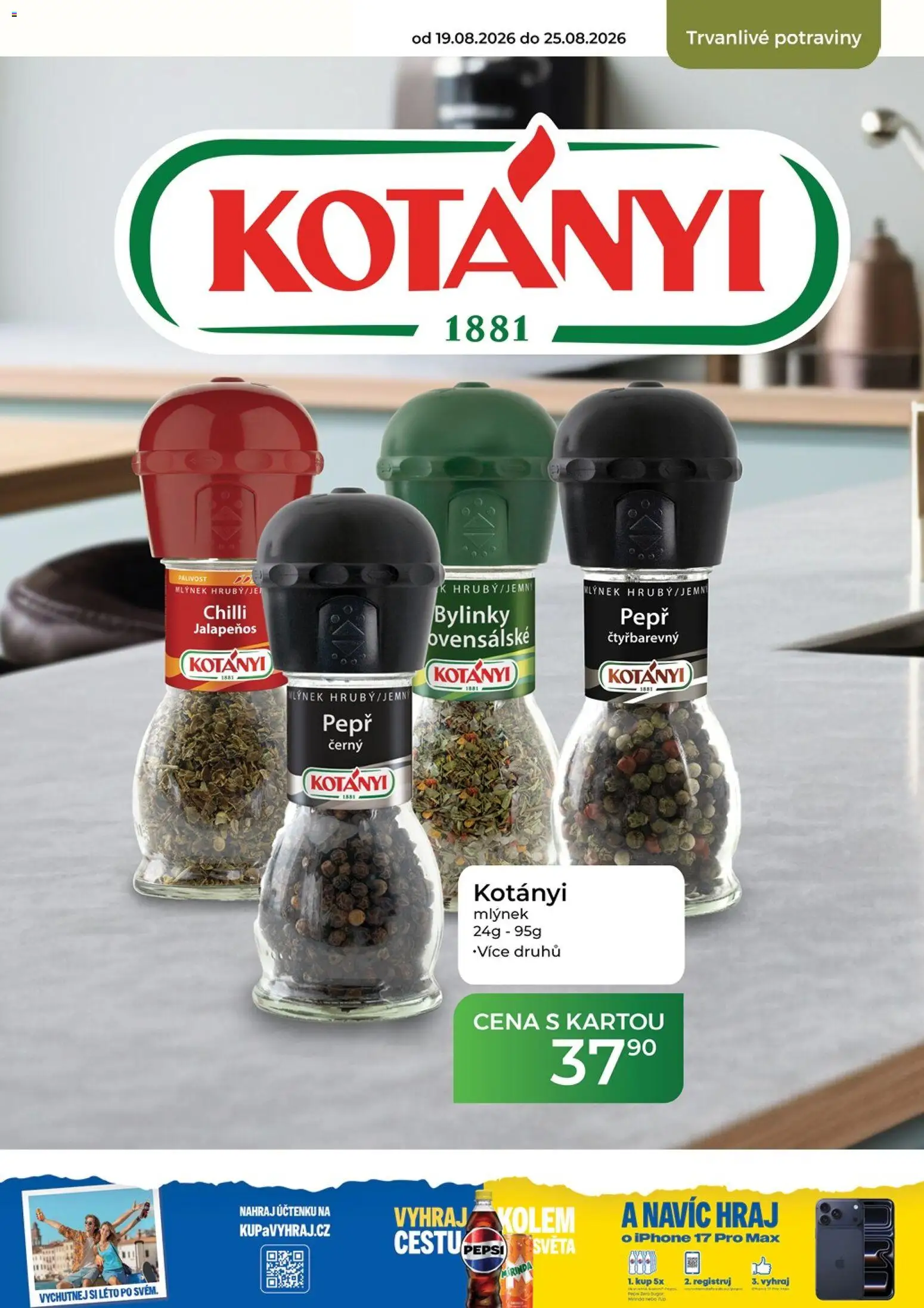 Tamda Foods leták od 19.08.2026 | Strana: 43 | Produkty: Pepsi, Bylinky, Jalapeňos, Mlýnek