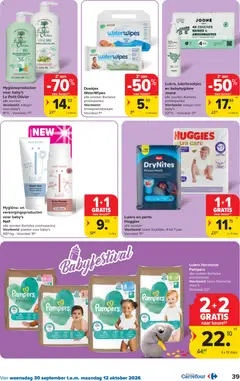 NAÏF Wash Gel, Gently cleanses, body and face - Voorbeeld van een folder van Carrefour, geldig van 30/09/2026 | Pagina: 39