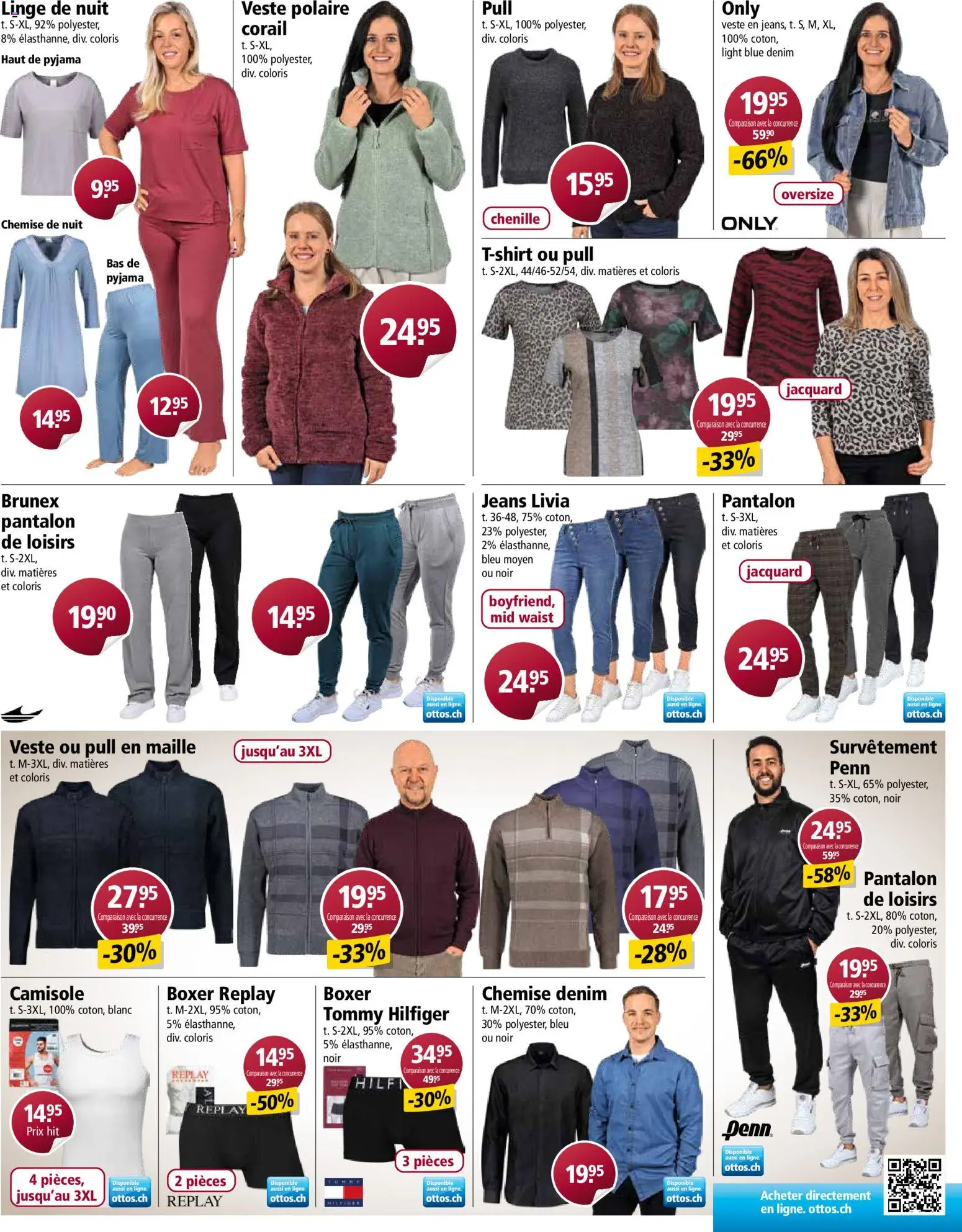 Otto's aktionen FR – gültig ab 25.08.2026 | Seite: 7 | Produkte: Pyjama, Boxer, Jeans