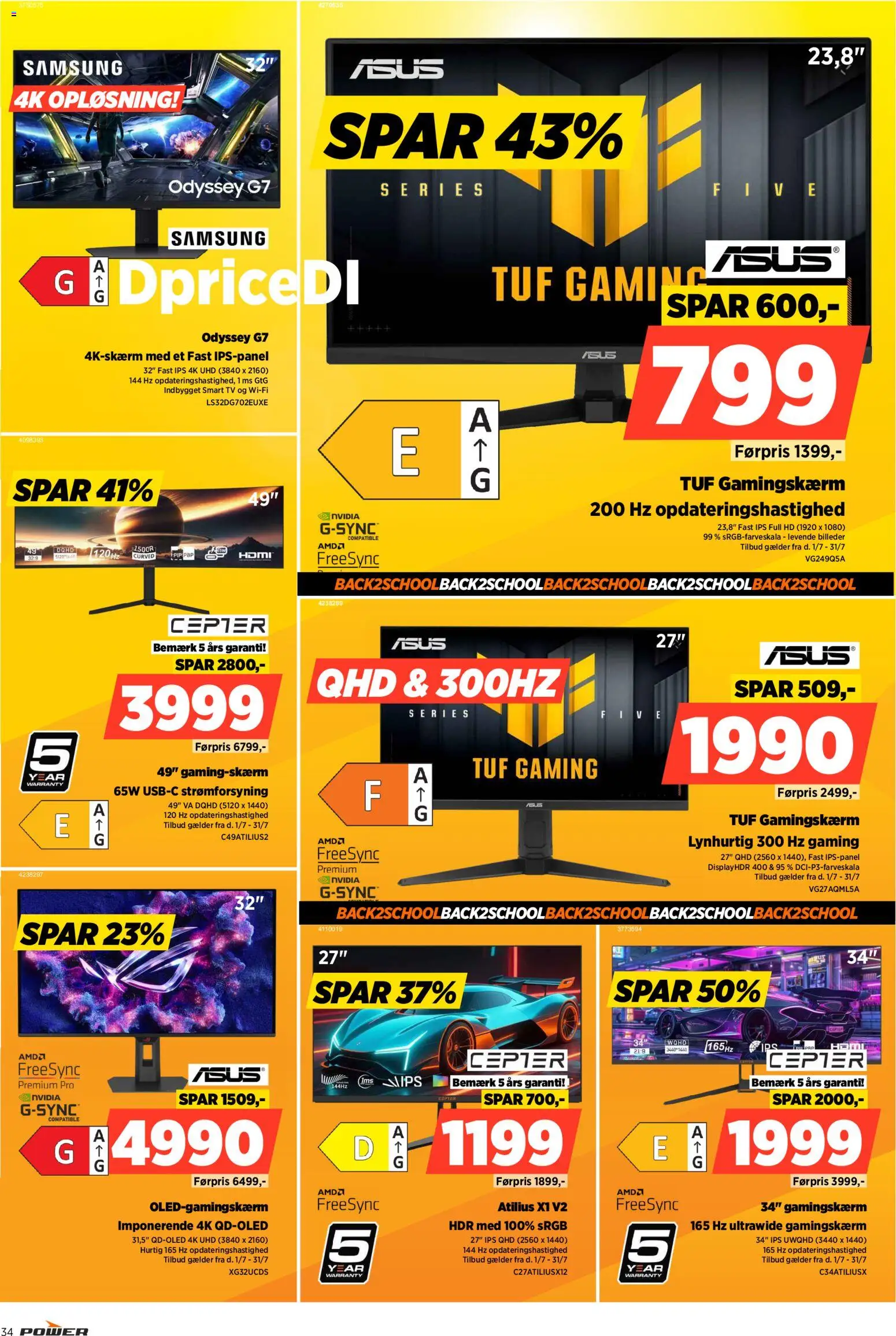 Power tilbudsavis – gyldig fra 17/07/2026 | Side: 34 | Produkter: Smart TV, TV