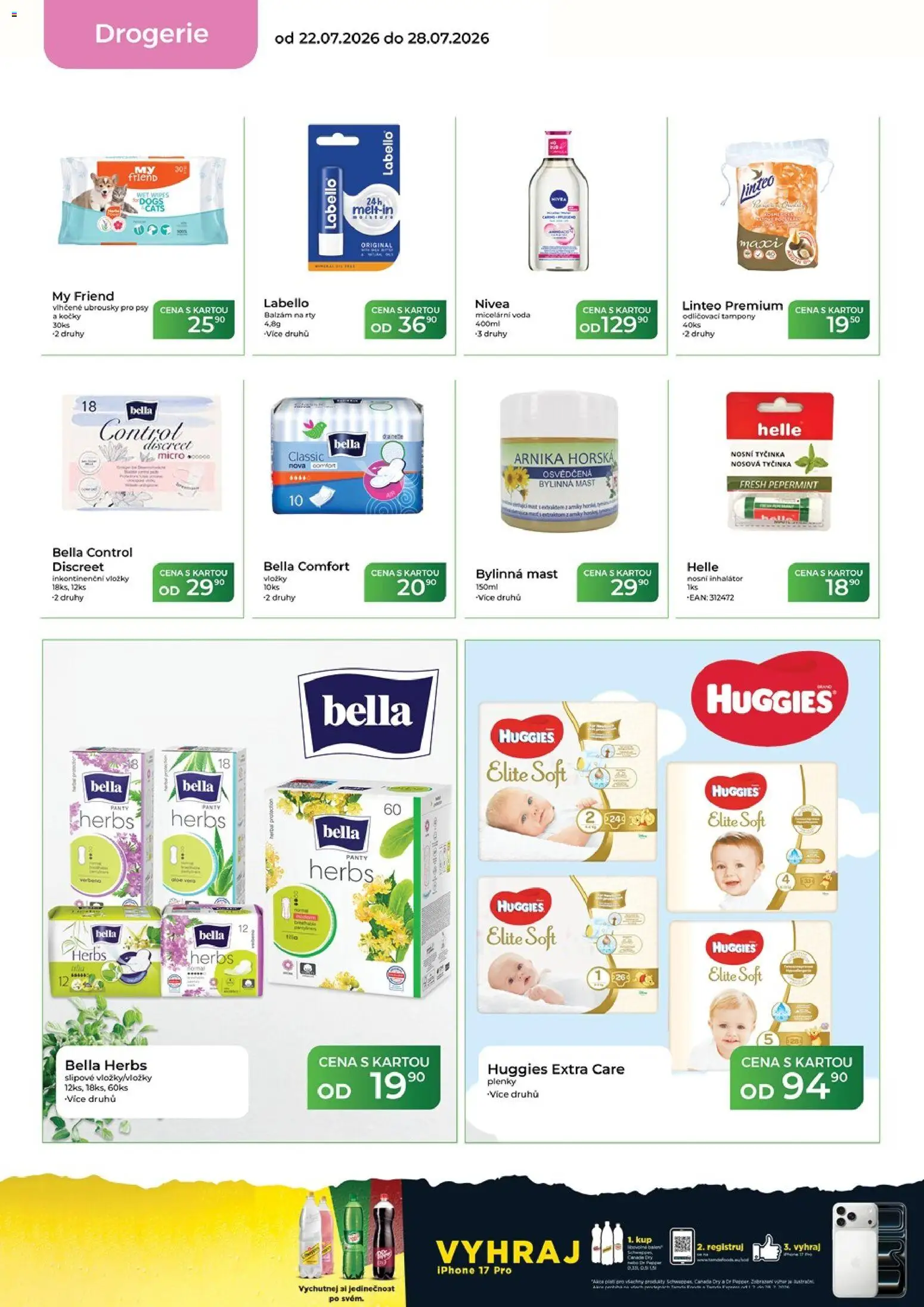 Tamda Foods leták od 22.07.2026 | Strana: 56 | Produkty: Inhalátor, Ubrousky, Drogerie, Tampony