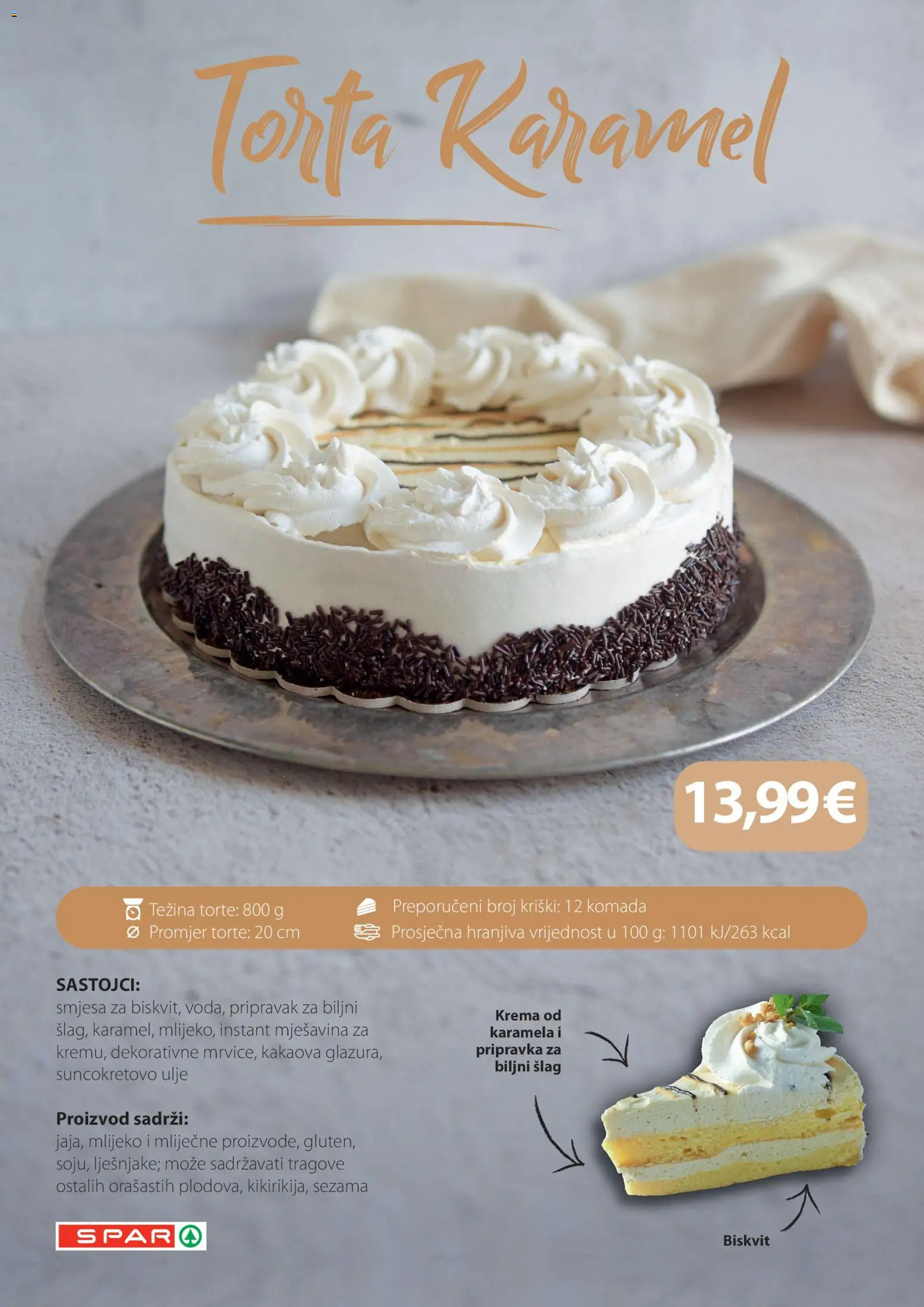 Spar katalog | vrijedi od 05.06.2026 | Stranica: 10 | Proizvodi: Suncokretovo ulje, Ulje, Krema, Karamela