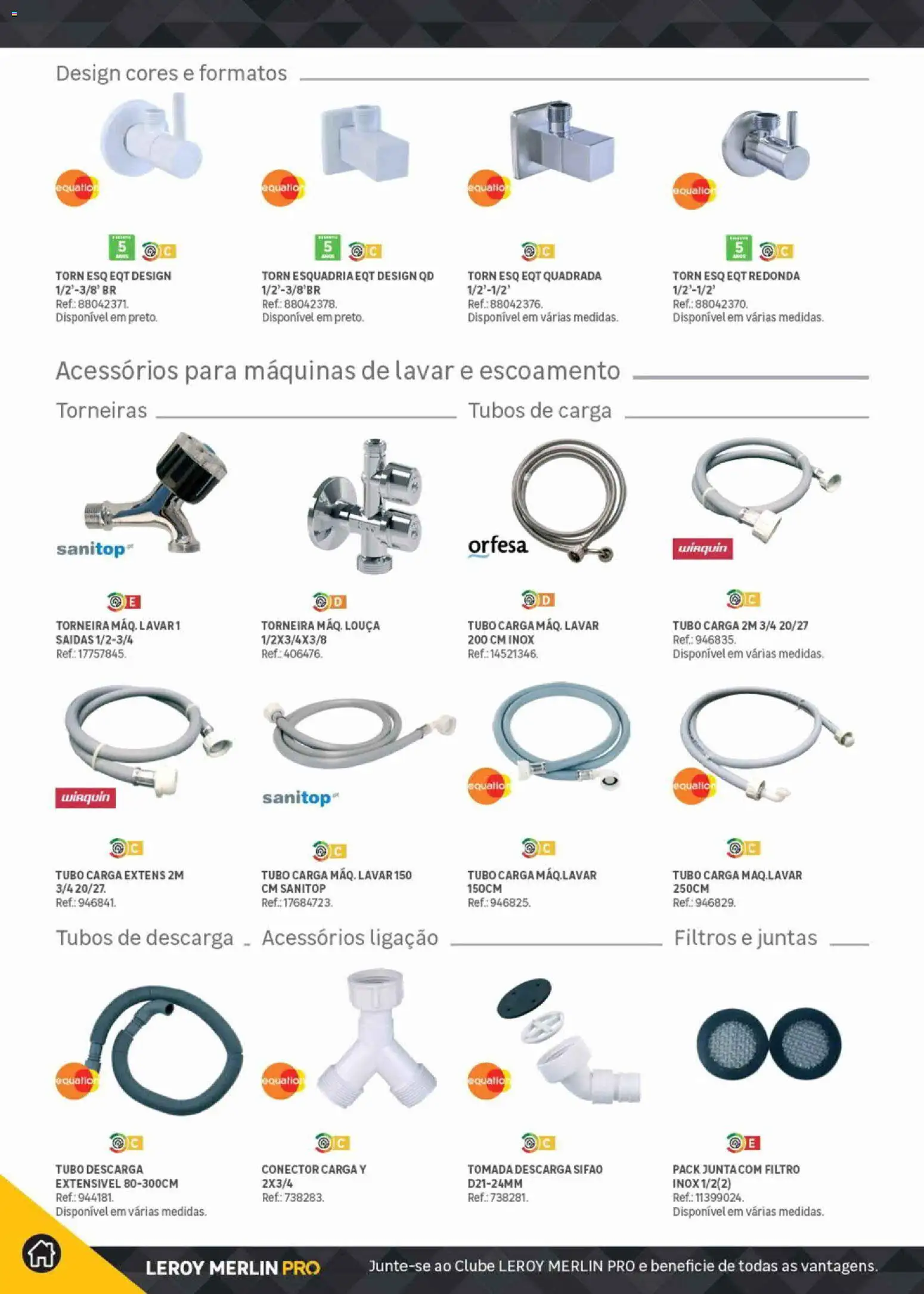 Leroy Merlin Catálogo Pro │ válido de 09/06/2026 | Página: 80 | Produtos: Louça, Torneira, Tomada