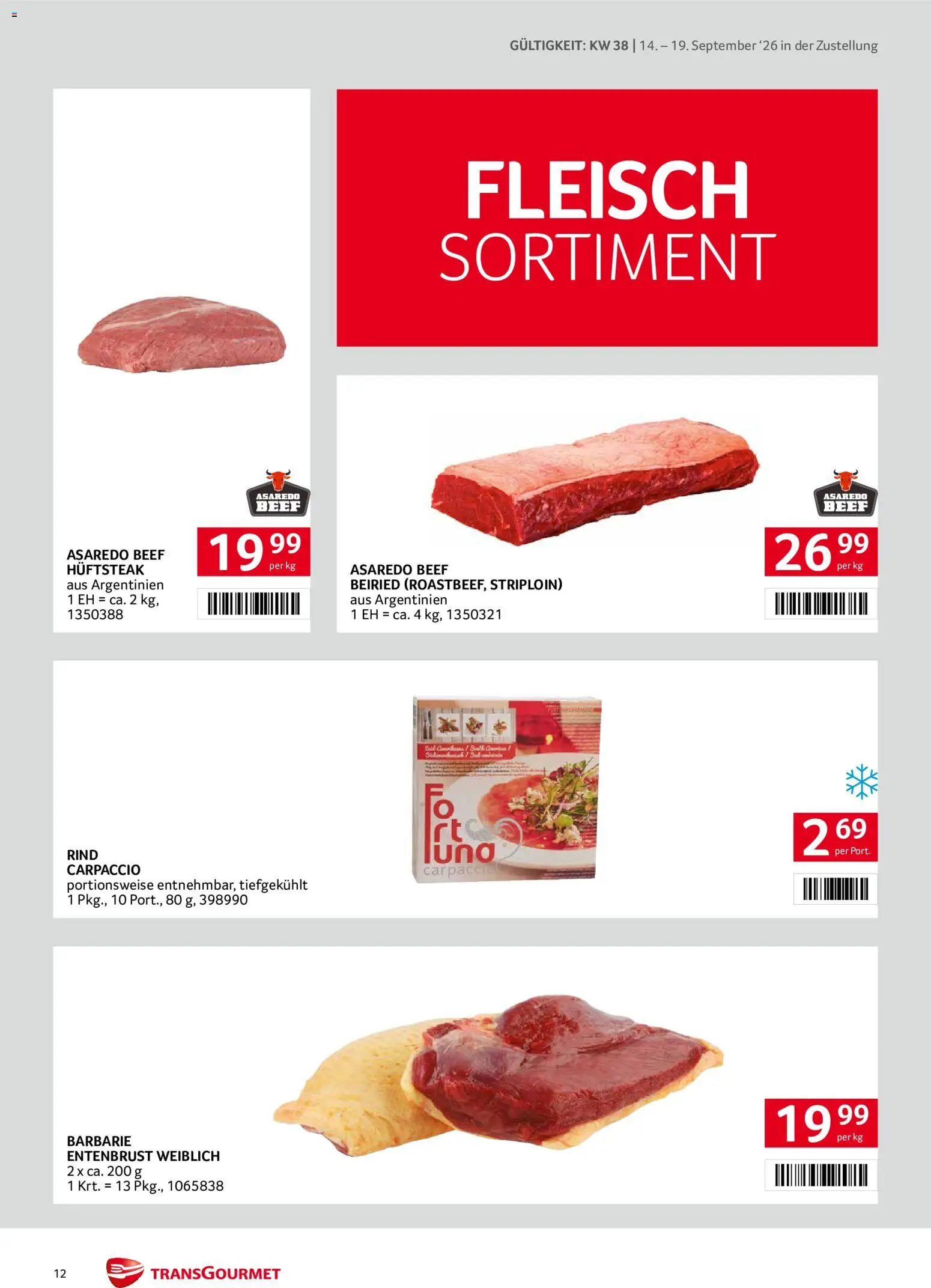 Transgourmet Zustellaktion gültig ab 14.09.2026 | Seite: 12