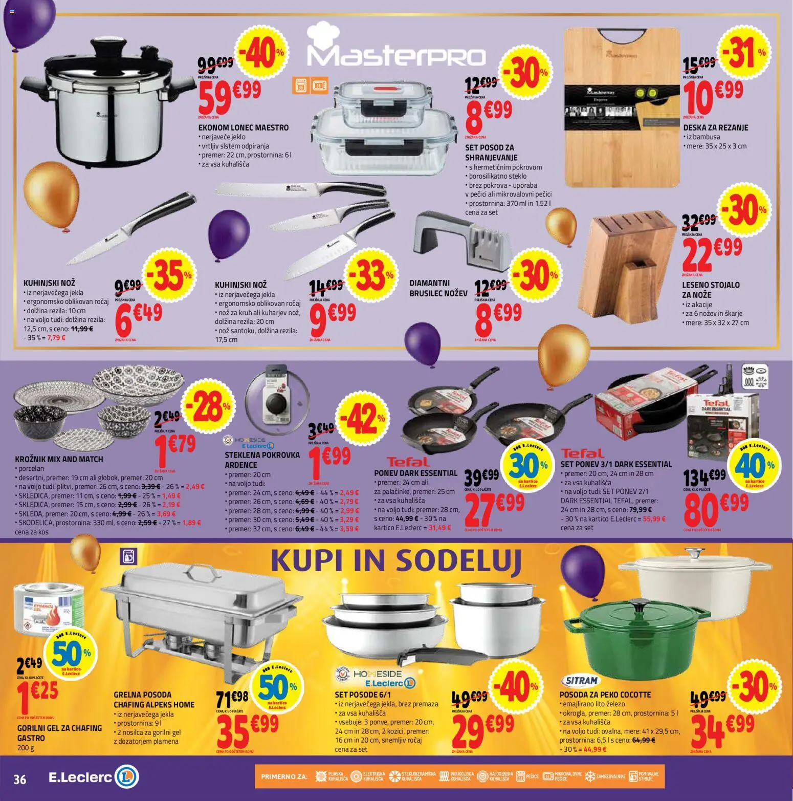 Novi E.leclerc katalog ponudbe – veljaven od 14.10.2026 | Stran: 36