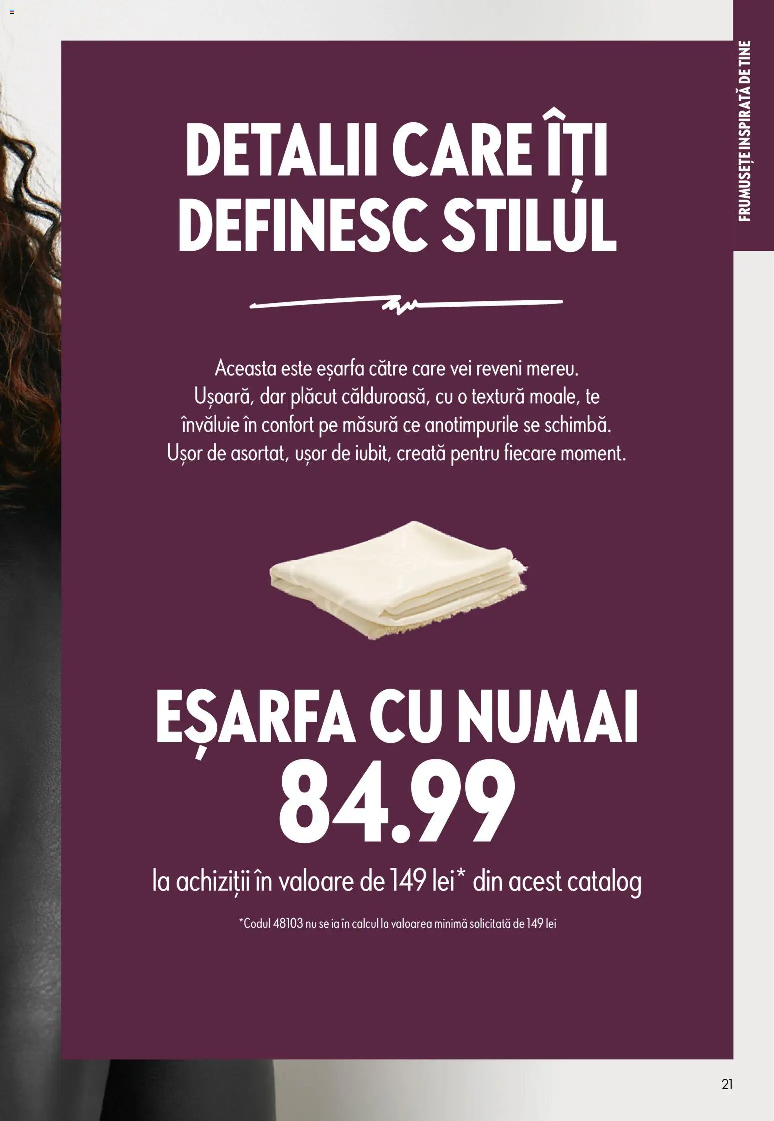 Noul catalog Oriflame – valabil de la 09.09.2026 | Pagină: 21 | Produse: Eșarfă