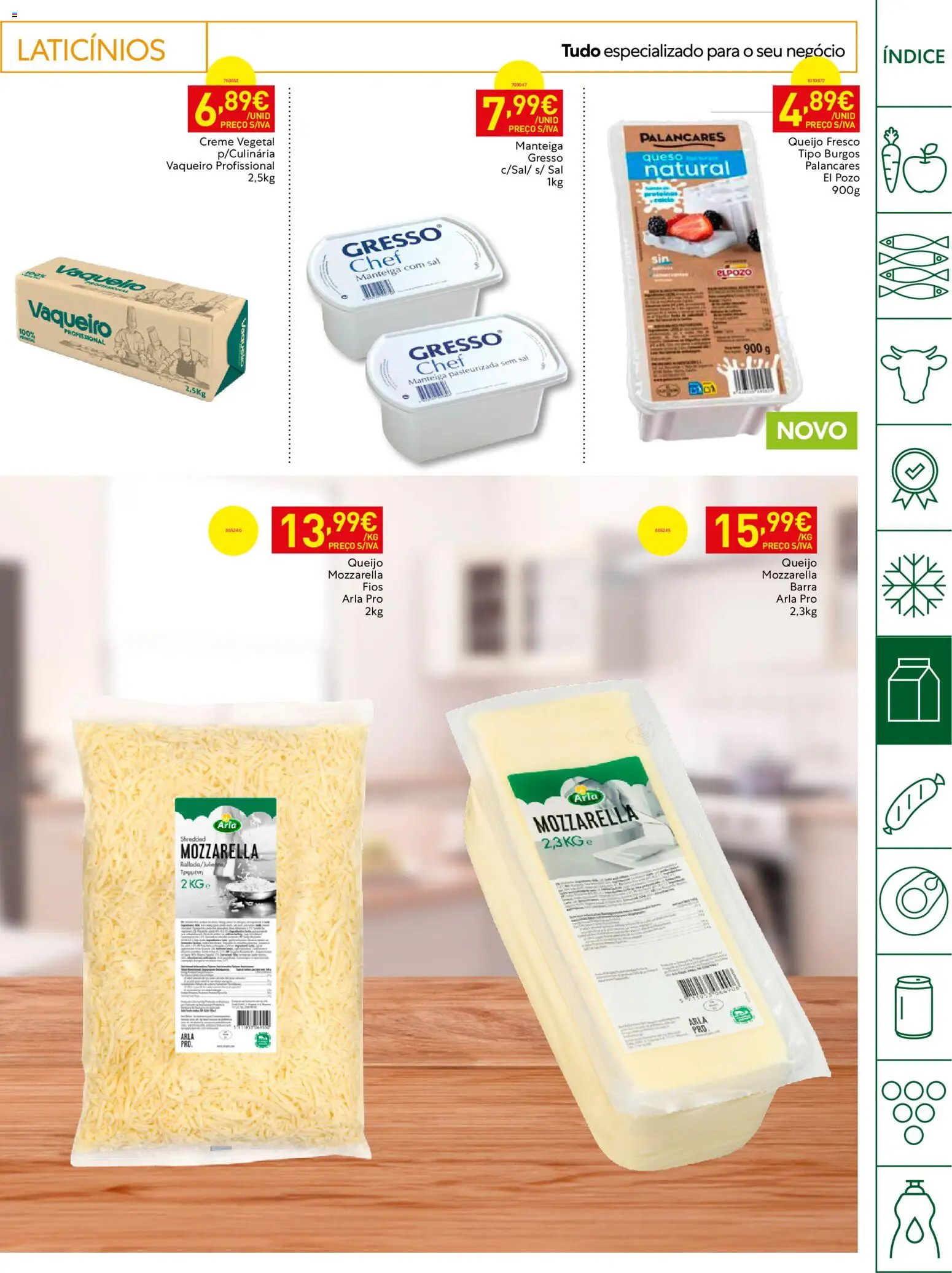 Recheio Horeca Madeira │ válido de 21/07/2026 | Página: 15 | Produtos: Sal, Manteiga, Queijo, Creme