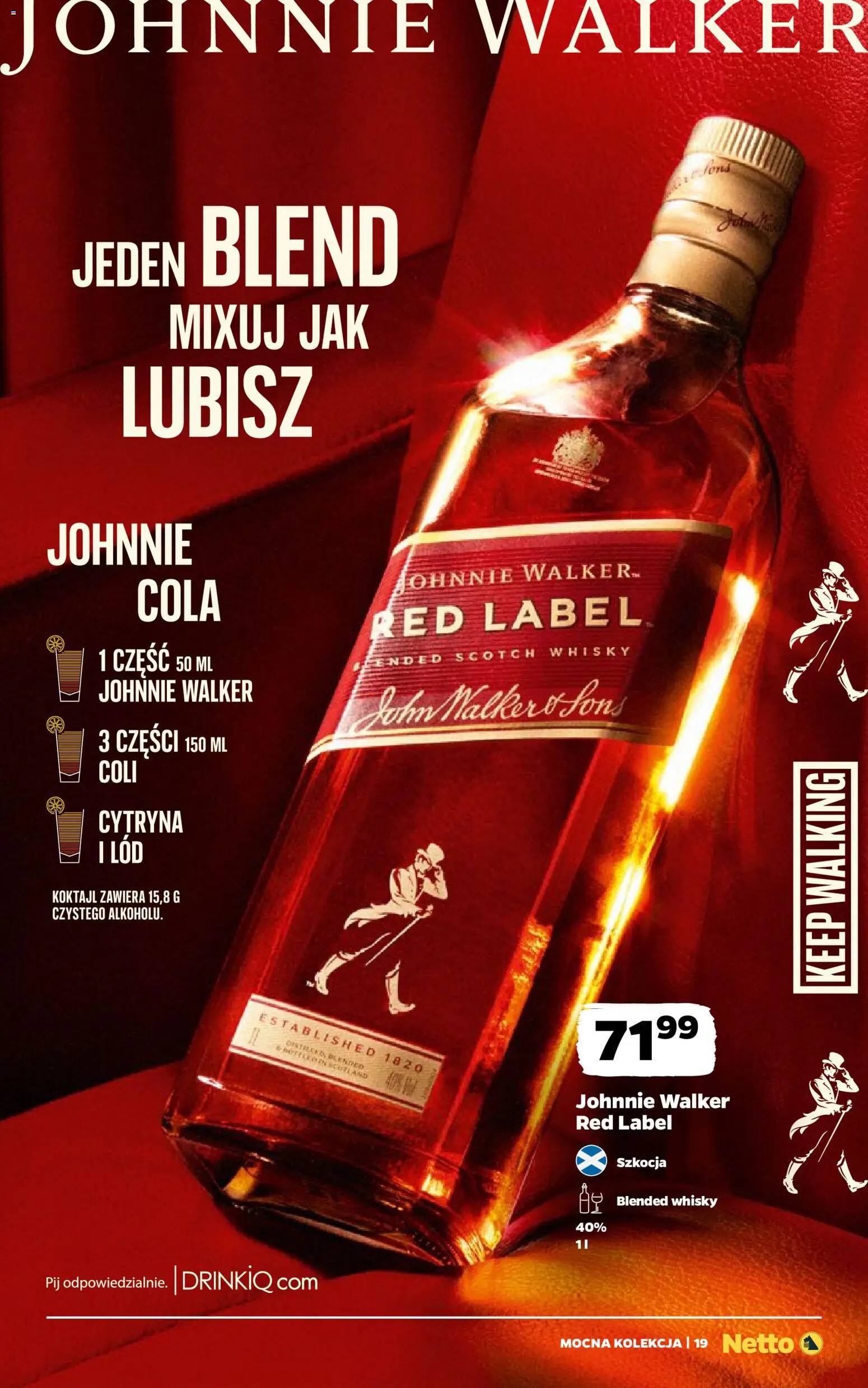 Netto gazetka - Alkohole mocne od 11.05.2026 | Strona: 19 | Produkty: Cytryna, Red label, Whisky