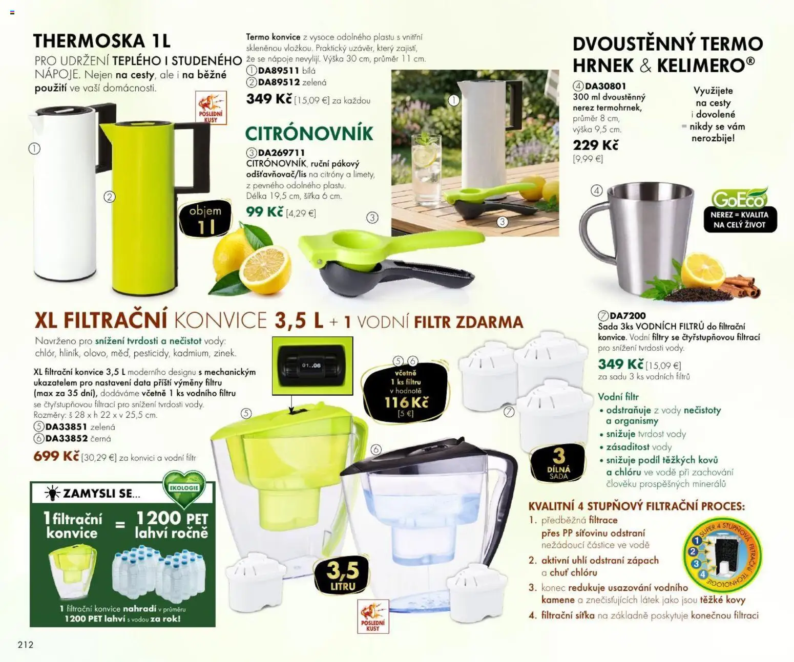 Nové Dedra akcie – leták je platný od 01.08.2026 | Strana: 112 | Produkty: Nápoje, Citróny