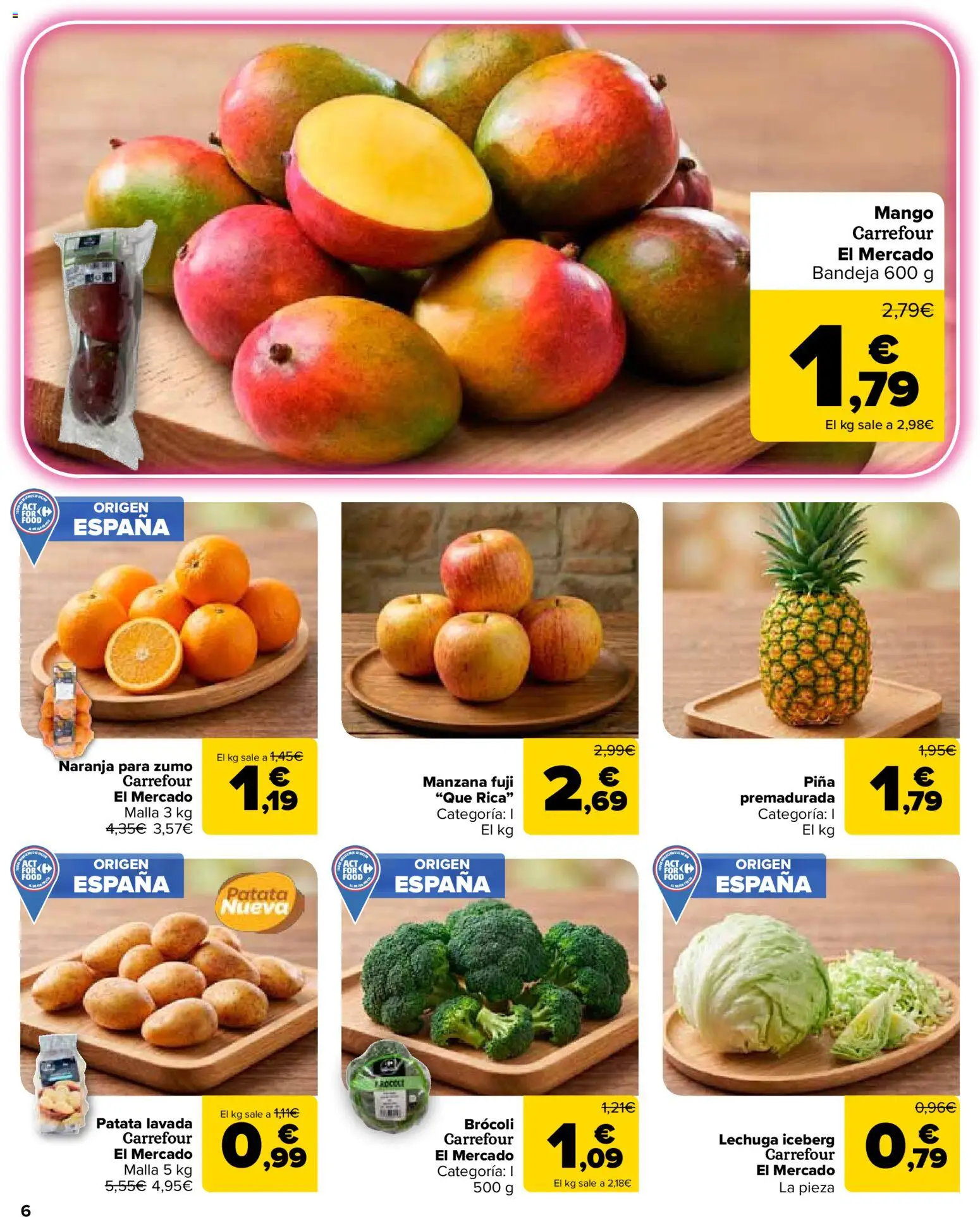 Carrefour Market folleto │ válido desde el 26.05.2026 | Página: 6 | Productos: Piña, Ροζ πιπέρι, Ρούτερ, Bandeja