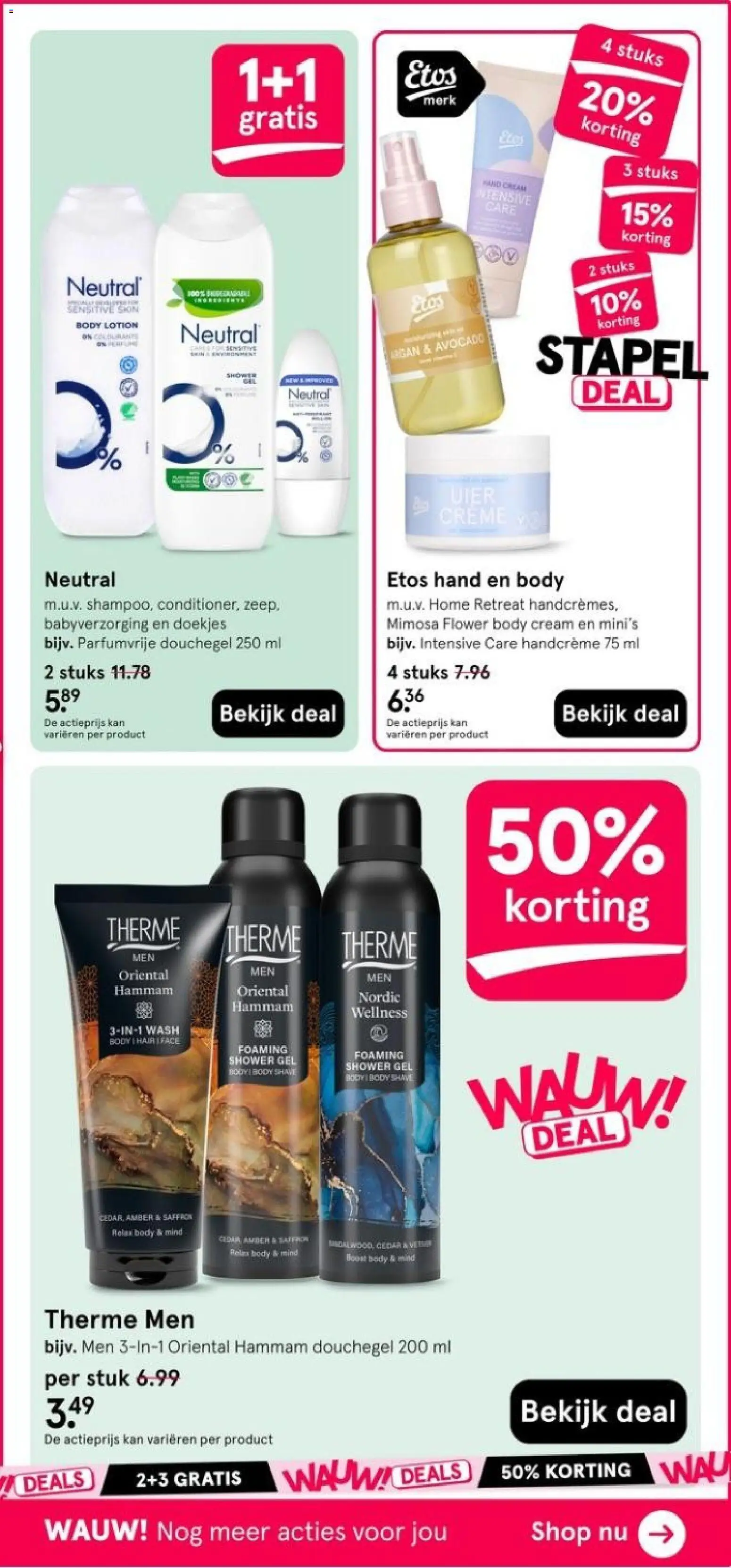 {H1} | Pagina: 41 | Producten: Doekjes, Gel, Crème, Handcrème