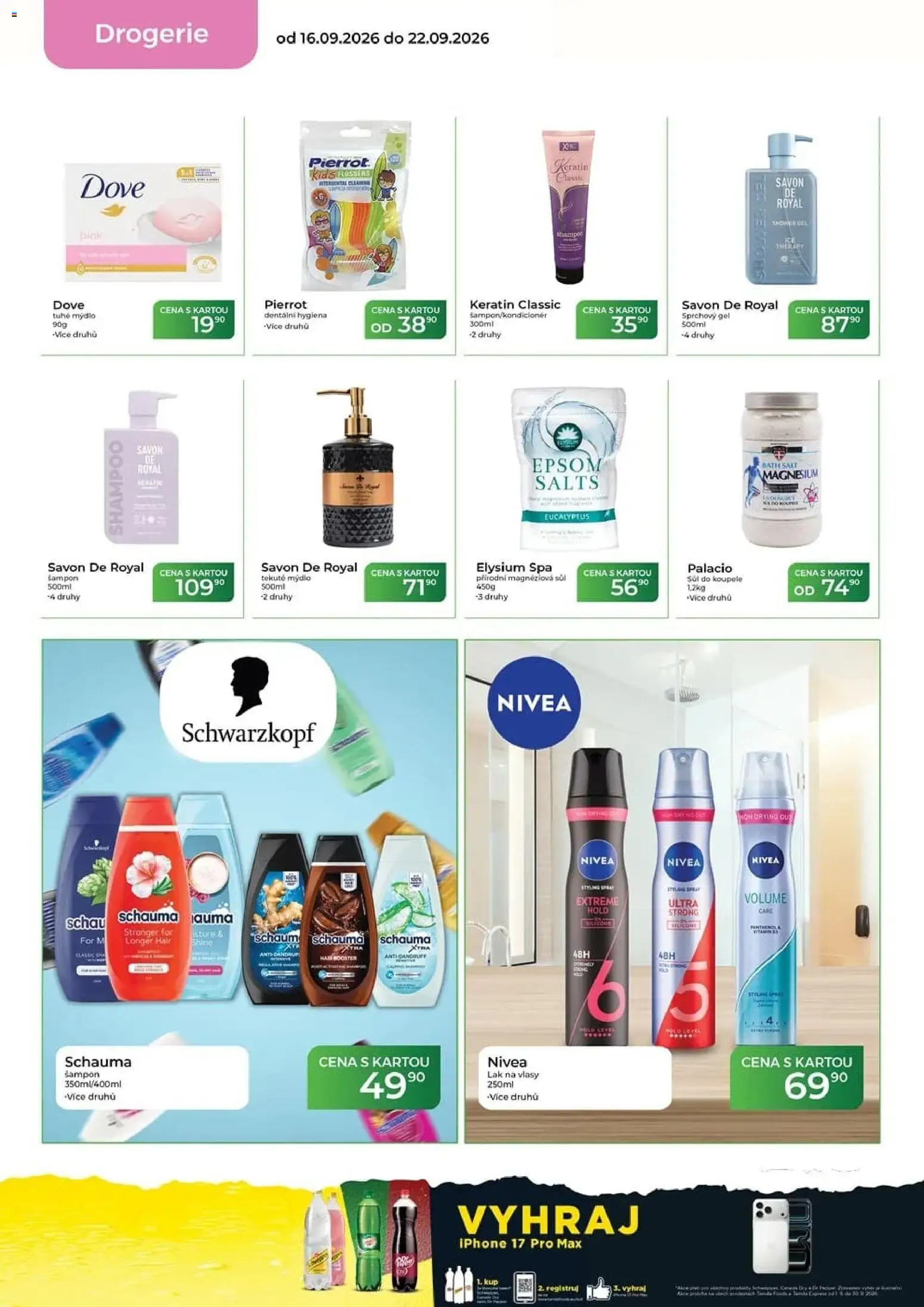 Tamda Foods leták od 16.09.2026 | Strana: 56 | Produkty: Sprchový gel, Iphone, Drogerie, Lak na vlasy
