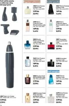 Oriflame katalog Avgust 2026 - pregled Oriflame kataloga - važi od 05.08.2026 | Strana: 76 | Proizvode: Toaletna voda, Voda, Trimer
