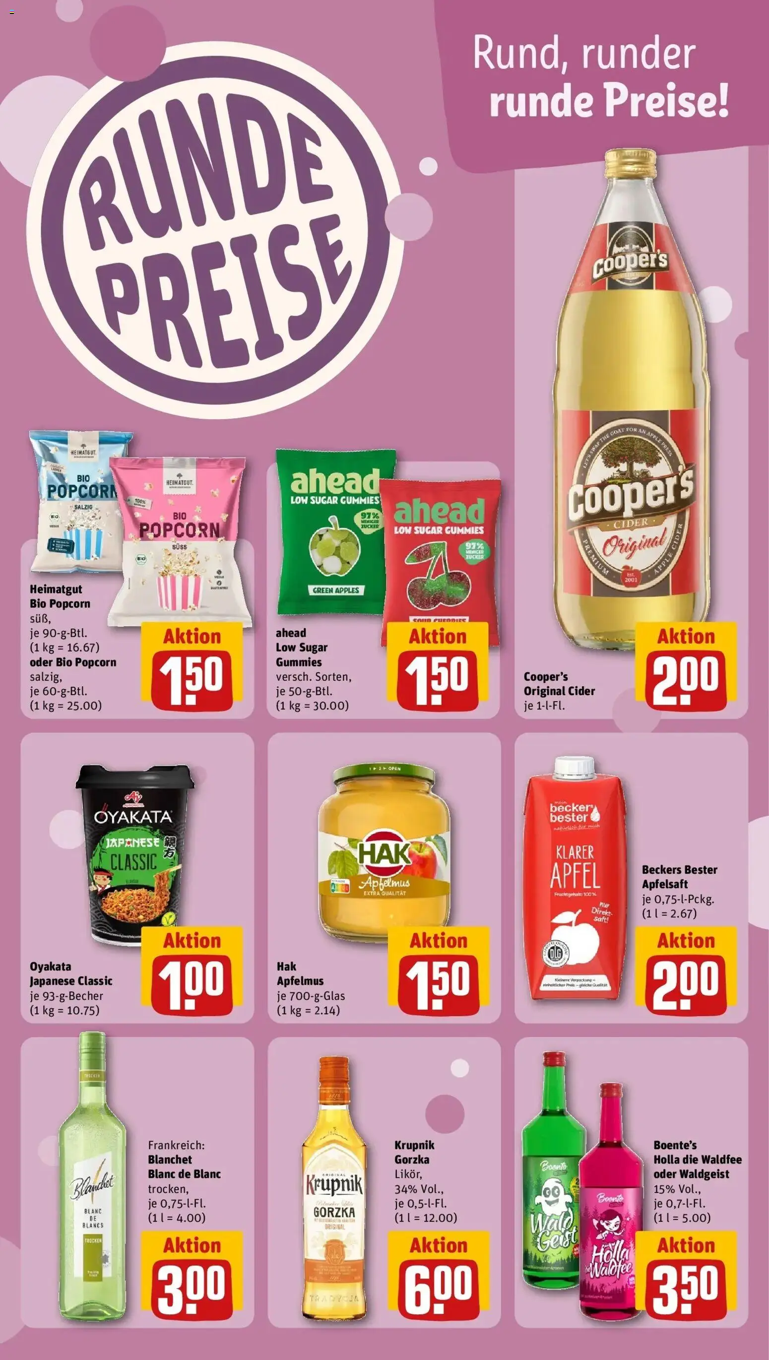 REWE Prospekt ab 14.09.2026 zum Blättern » Angebote | Seite: 20 | Produkte: Äpfel, Apfelsaft, Zucker, Saft
