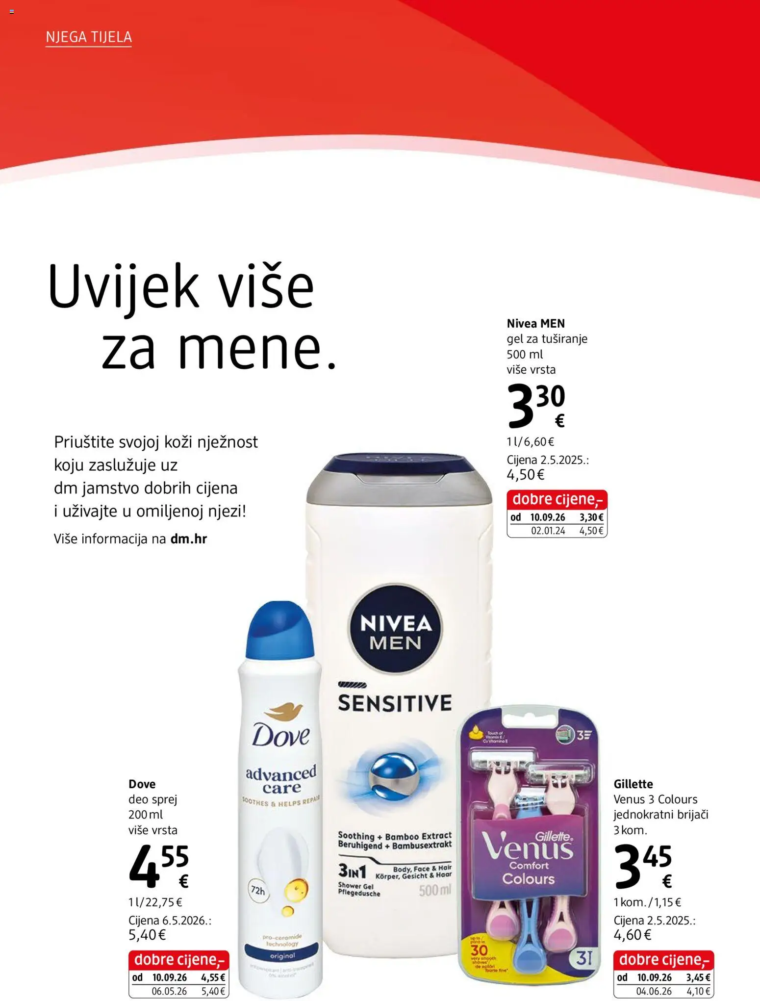 DM katalog | vrijedi od 01.10.2026 | Stranica: 18 | Proizvodi: Repa, Gel za tuširanje, Nivea, Dove