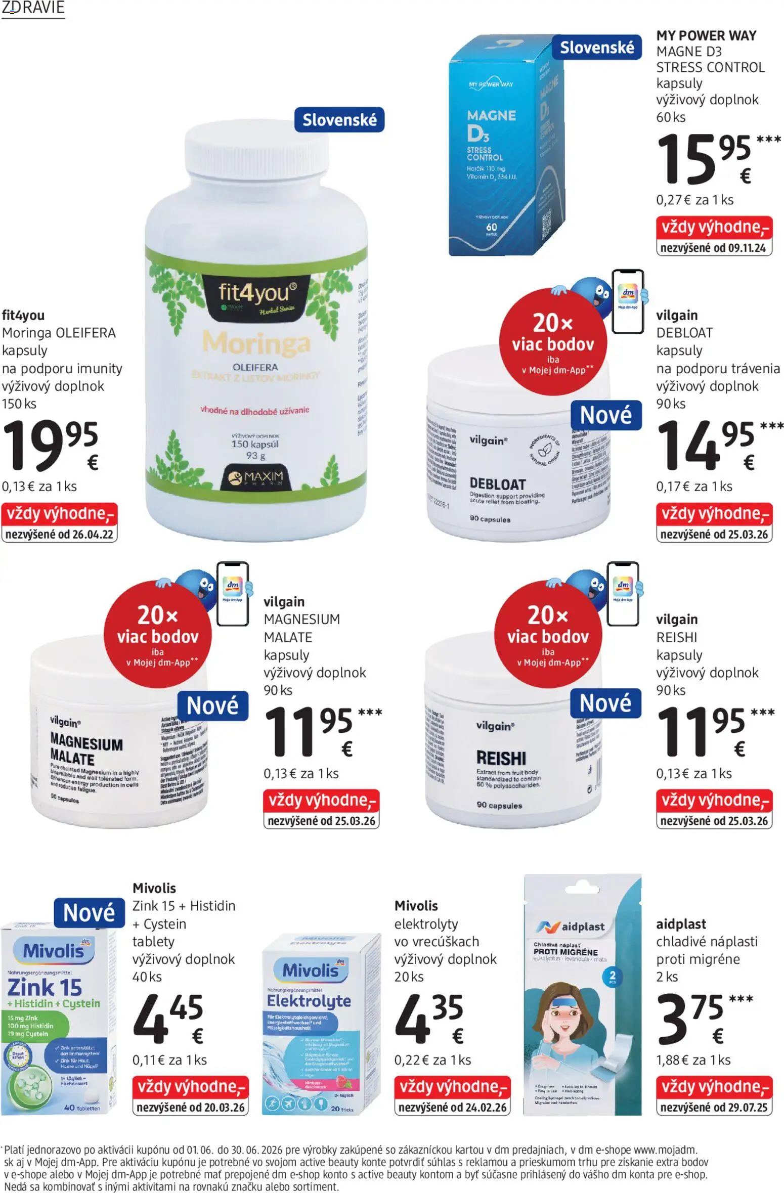 Nové dm drogerie akcie – leták je platný od 01.06.2026 | Strana: 26 | Produkty: Kinder