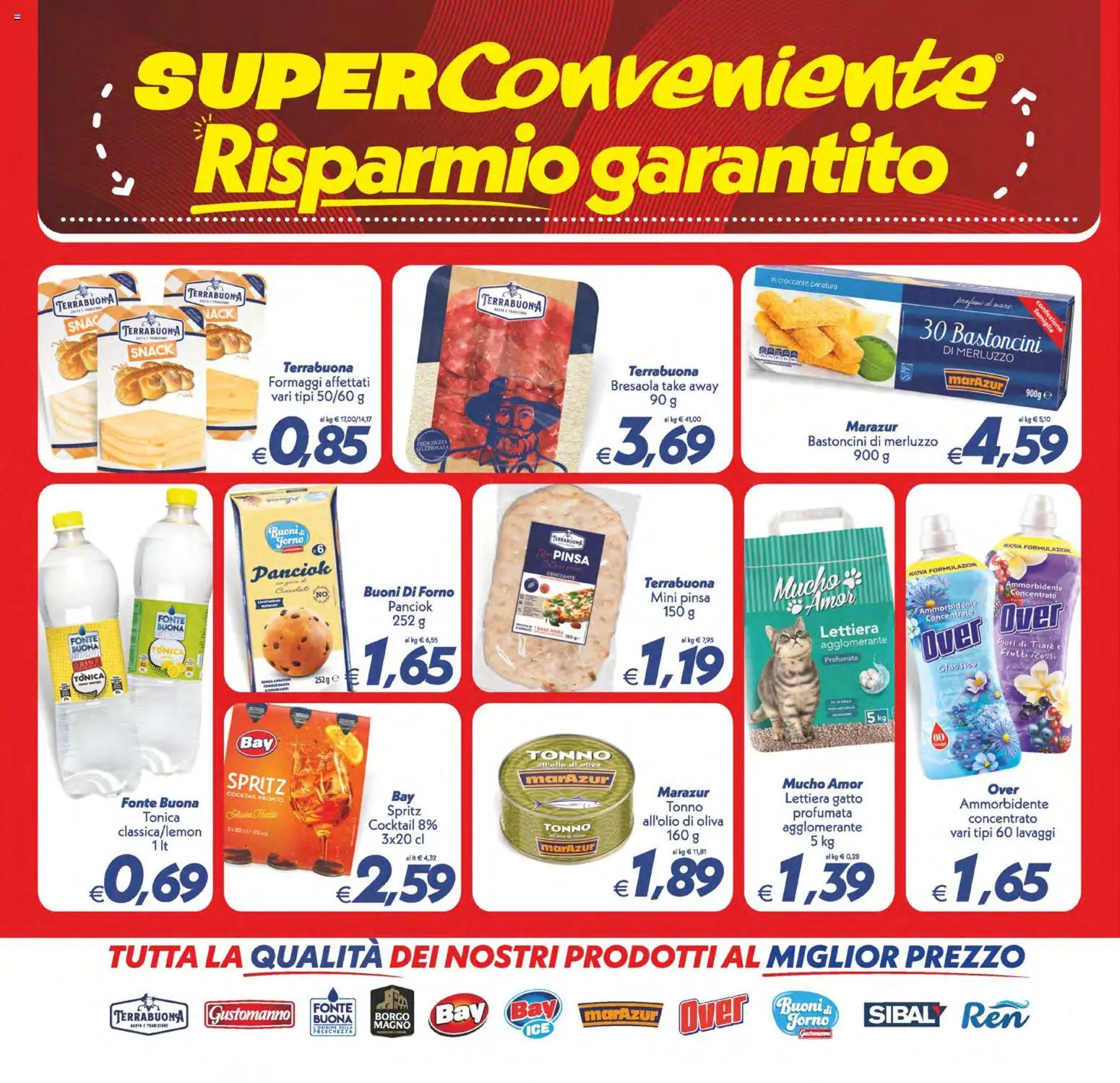 Volantino SuperConveniente del 21/08/2026 | Pagina: 22 | Prodotti: Ammorbidente, Bresaola, Tonno, Forno