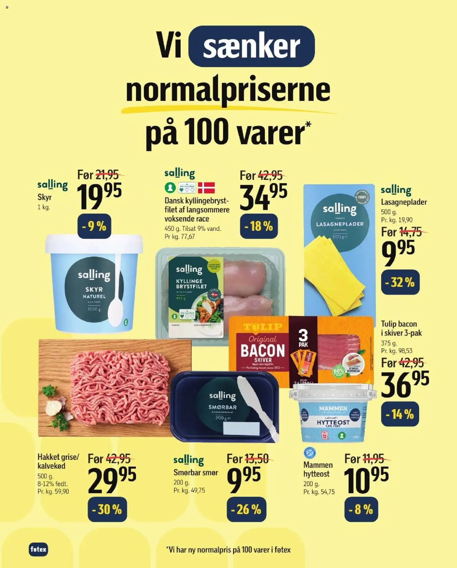 Føtex tilbudsavis – gyldig fra 31/07/2026 | Side: 5 | Produkter: Smør, Skyr, Hytteost, Lasagneplader