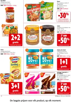 Colruyt folder / publicité - Voorbeeld van een folder van Colruyt, geldig van 17.06.2026 | Pagina: 14 | Producten: Hotdog, Pasta, Repen, Chocolade