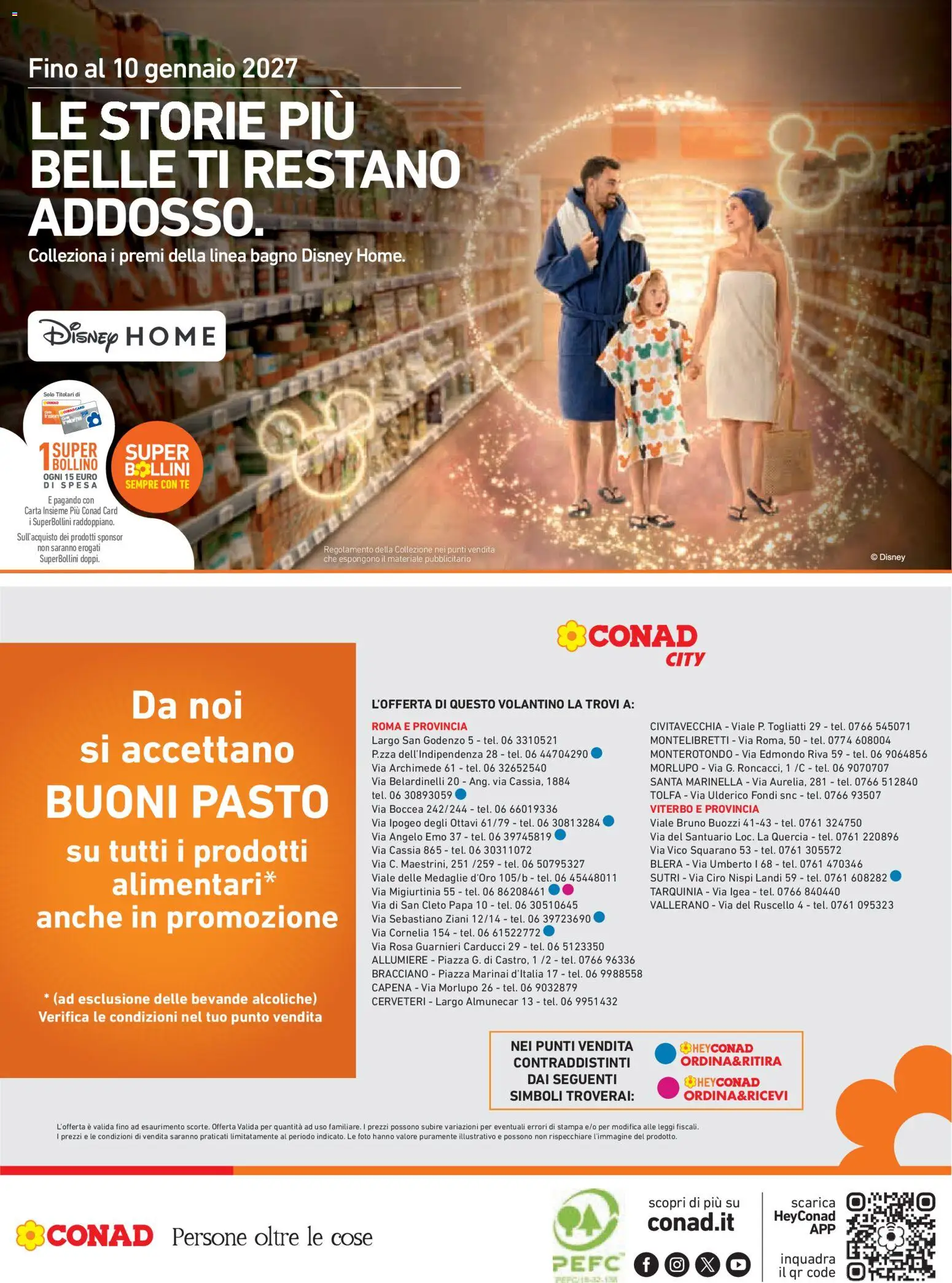 Volantino Conad del 21/10/2026 | Pagina: 24 | Prodotti: Tè, Bevande, Stampa, Bagno