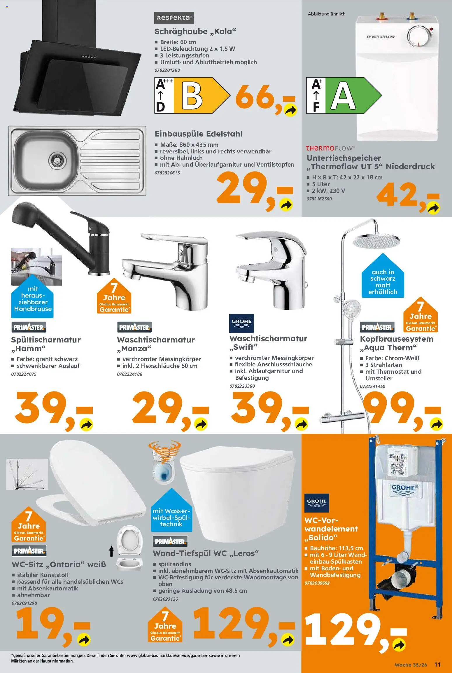 Globus Baumarkt Prospekt – gültig ab 24.08.2026 | Seite: 11