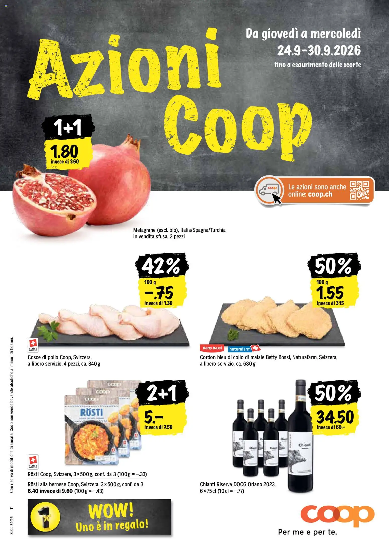 Coop aktionen IT – gültig ab 24.09.2026 | Seite: 1