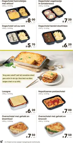 Bon Ap folder/publicité - Voorbeeld van een folder van Bon Ap, geldig van 19/08/2026 | Pagina: 14 | Producten: Gehakt, Stoofvlees, Lasagne, Broccoli