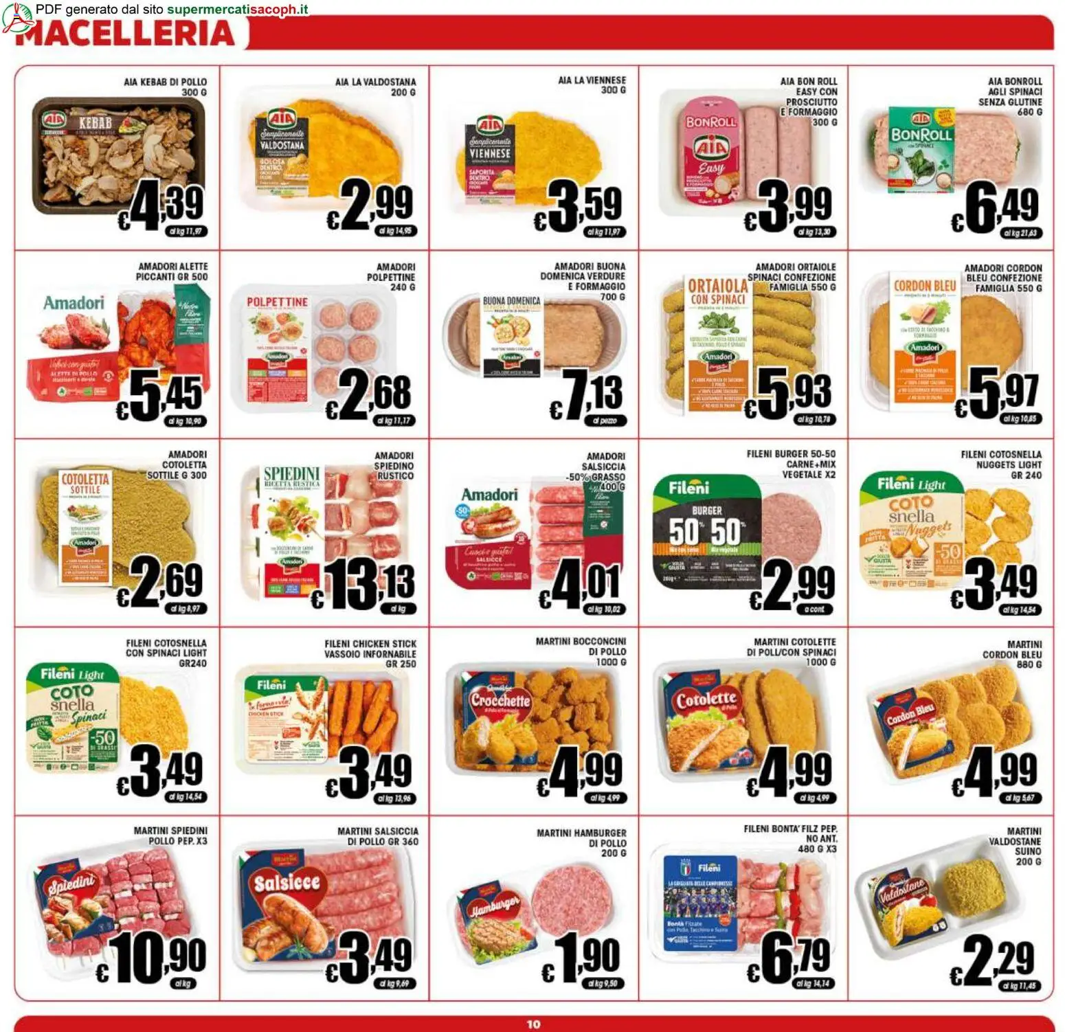 Volantino Sacoph del 19.06.2026 | Pagina: 10