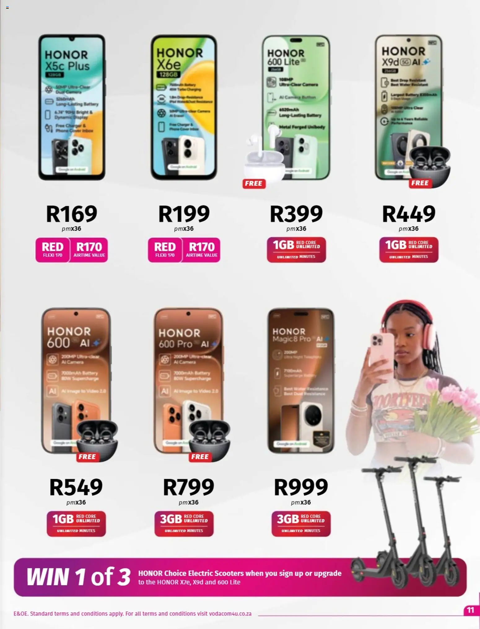 New Vodacom catalogue – valid from 08/09/2026 | Page: 11 | Products: Cover, Phone, Camera, Water
