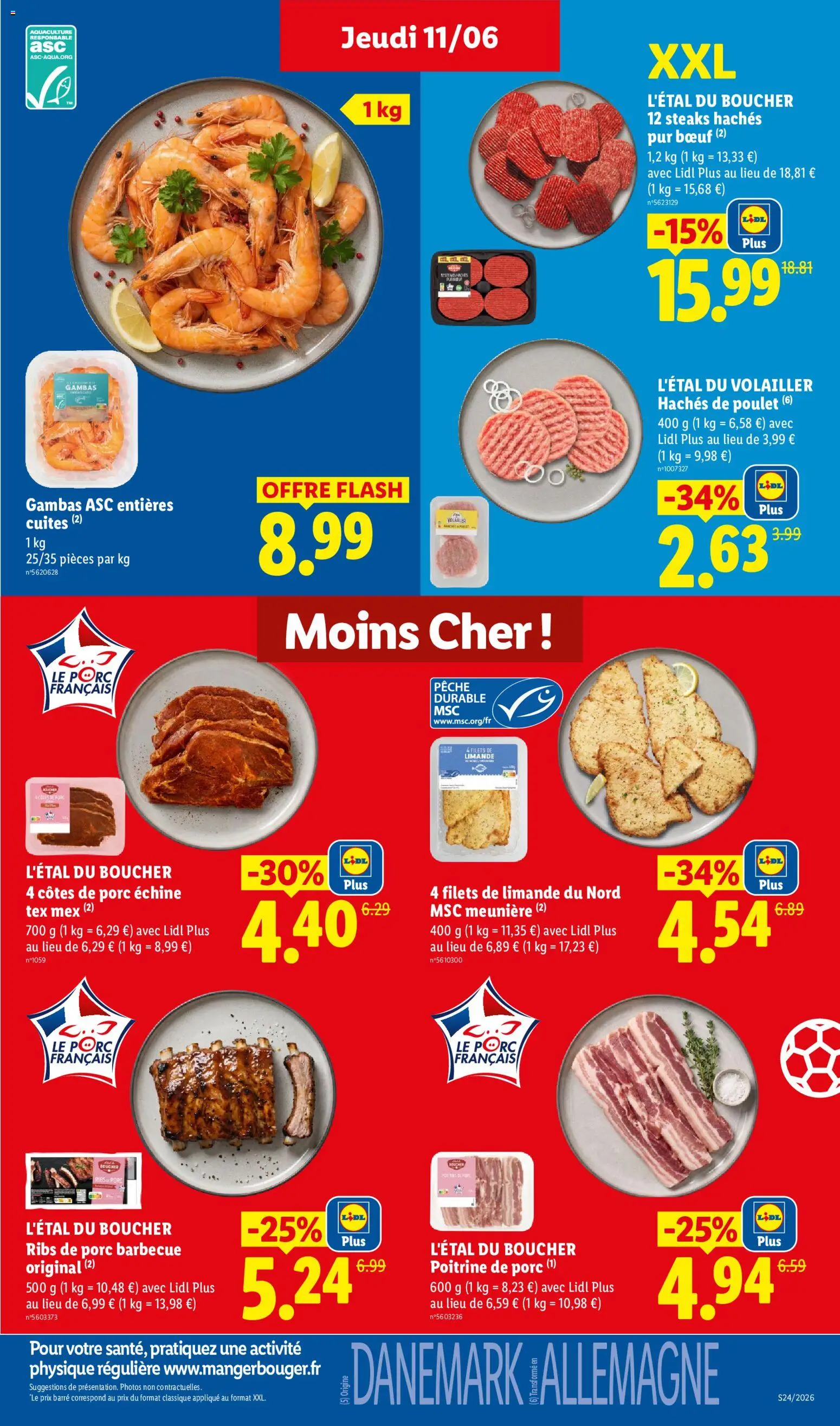{H1} | Page: 7 | Produits: Pêche, Poitrine de porc, Porc, Thé