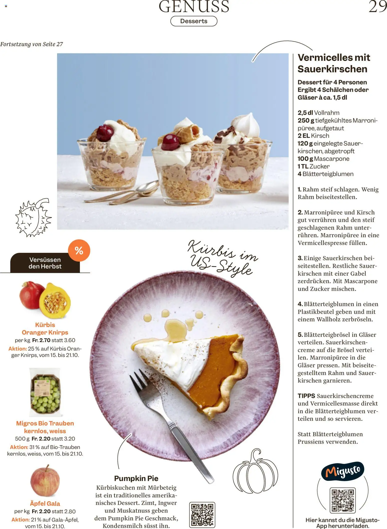 Migros aktionen Magazine – gültig ab 14.10.2026 | Seite: 29