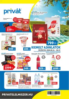 PRIVÁT akciós újság - amely érvényes a következő dátumtól: 11.06.2026