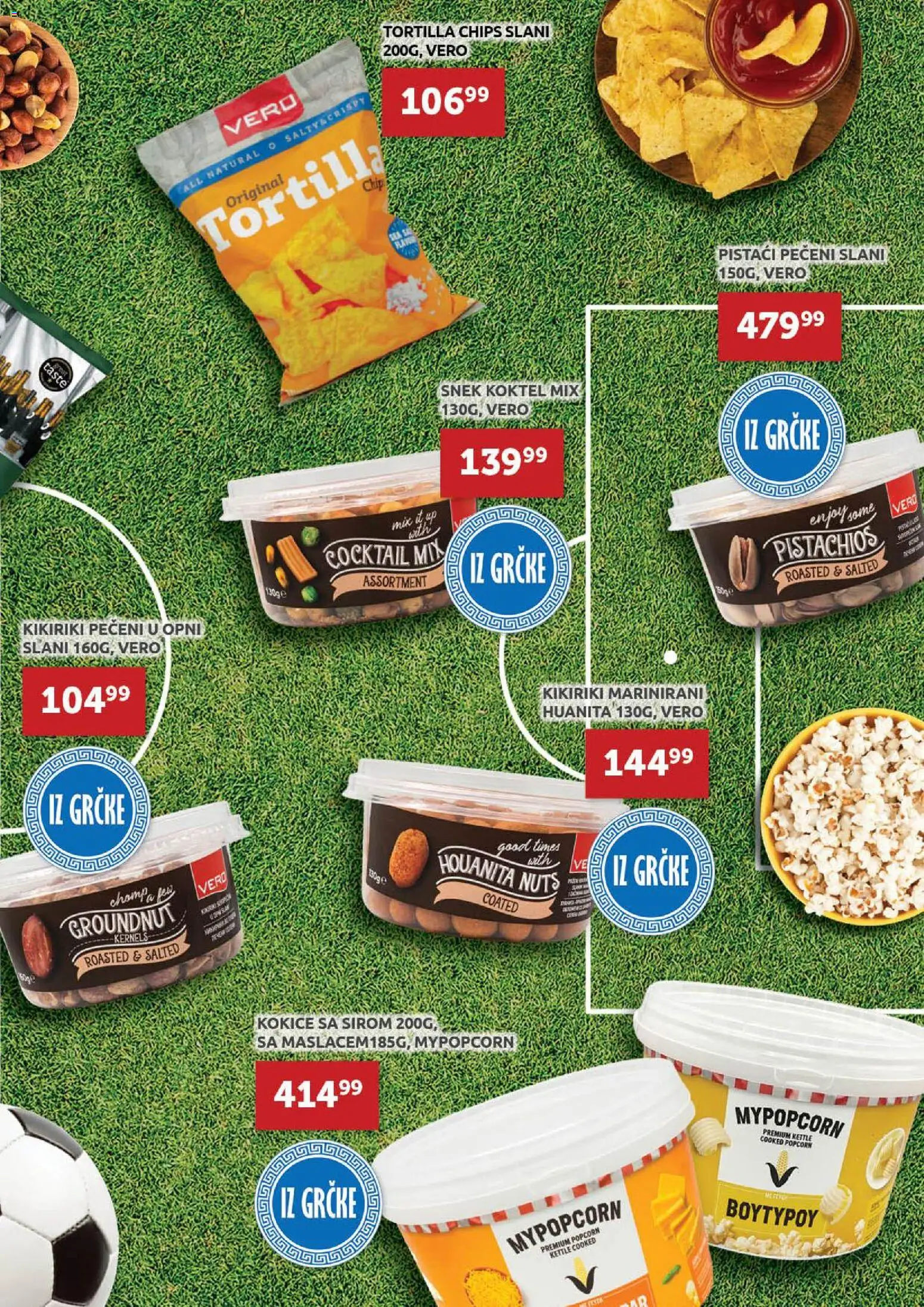 SuperVERO katalog - važi od 12.06.2026 | Strana: 3 | Proizvode: Pistaći, Kikiriki, Popcorn