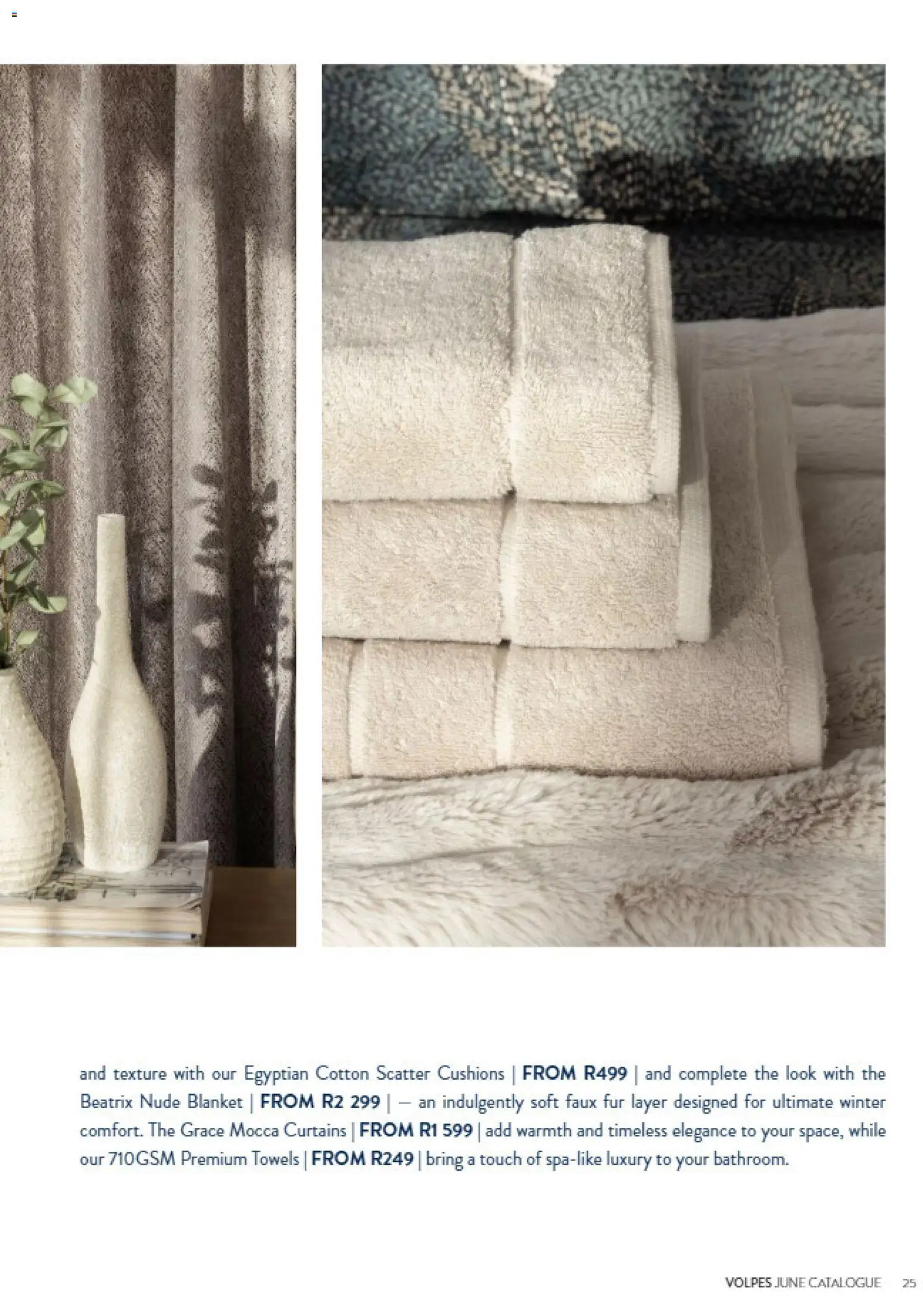 New Volpes catalogue – valid from 01/07/2026 | Page: 25 | Products: Towels, Blanket