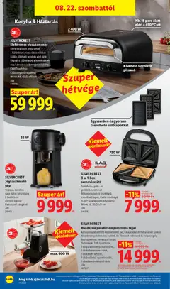 Lidl akciós újság - amely érvényes a következő dátumtól: 2026.08.19. | Oldal: 36