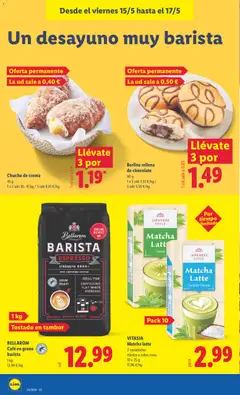 Vista previa BELLAROM Café en grano barista, 1 kg whole bean barista coffee, drum roasted válido desde el 11.05.2026 | Página: 34 | Productos: Café, Chocolate, Crema, Café en grano