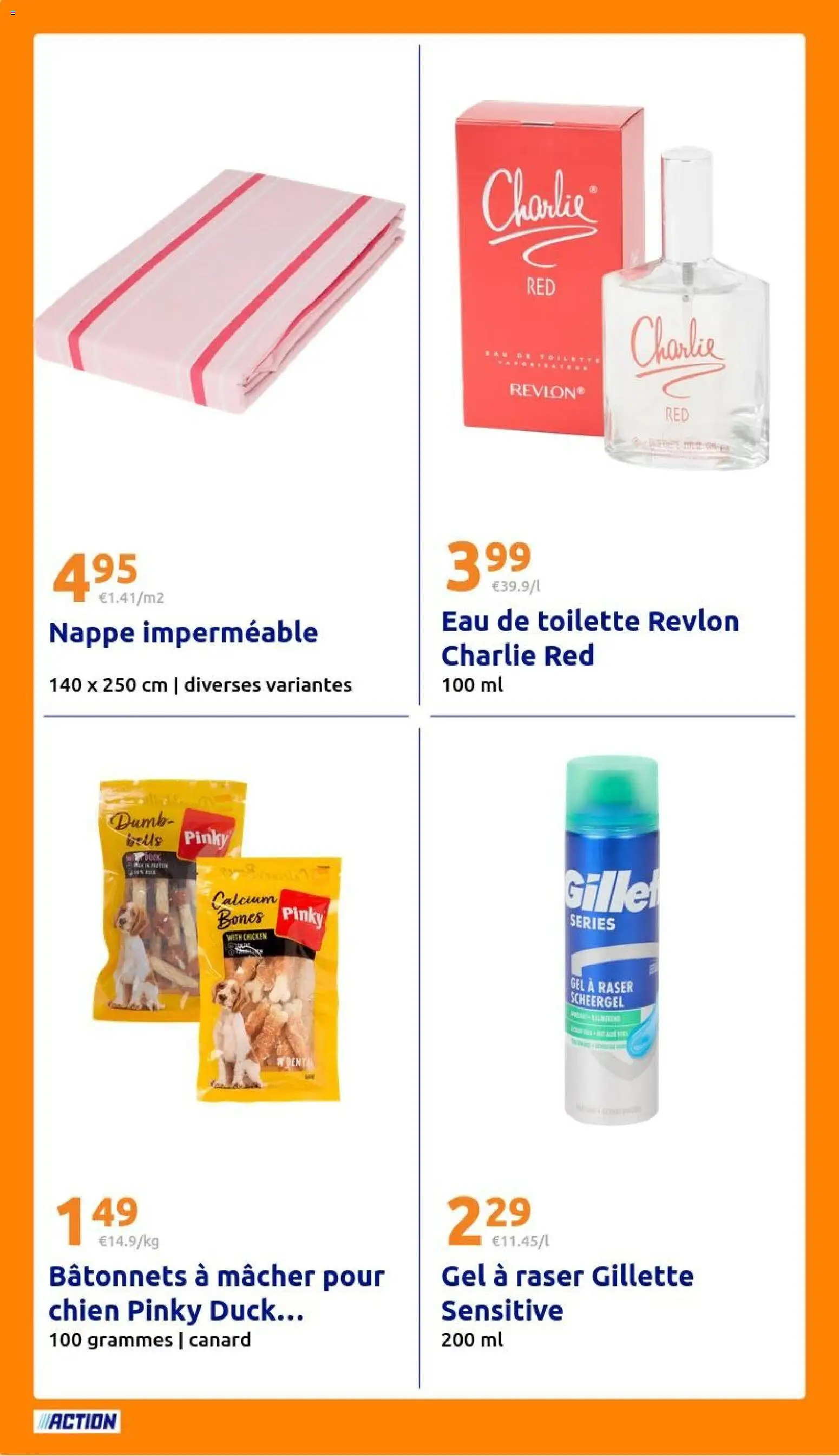 {H1} | Page: 24 | Produits: Gel à raser, Eau de toilette, Nappe