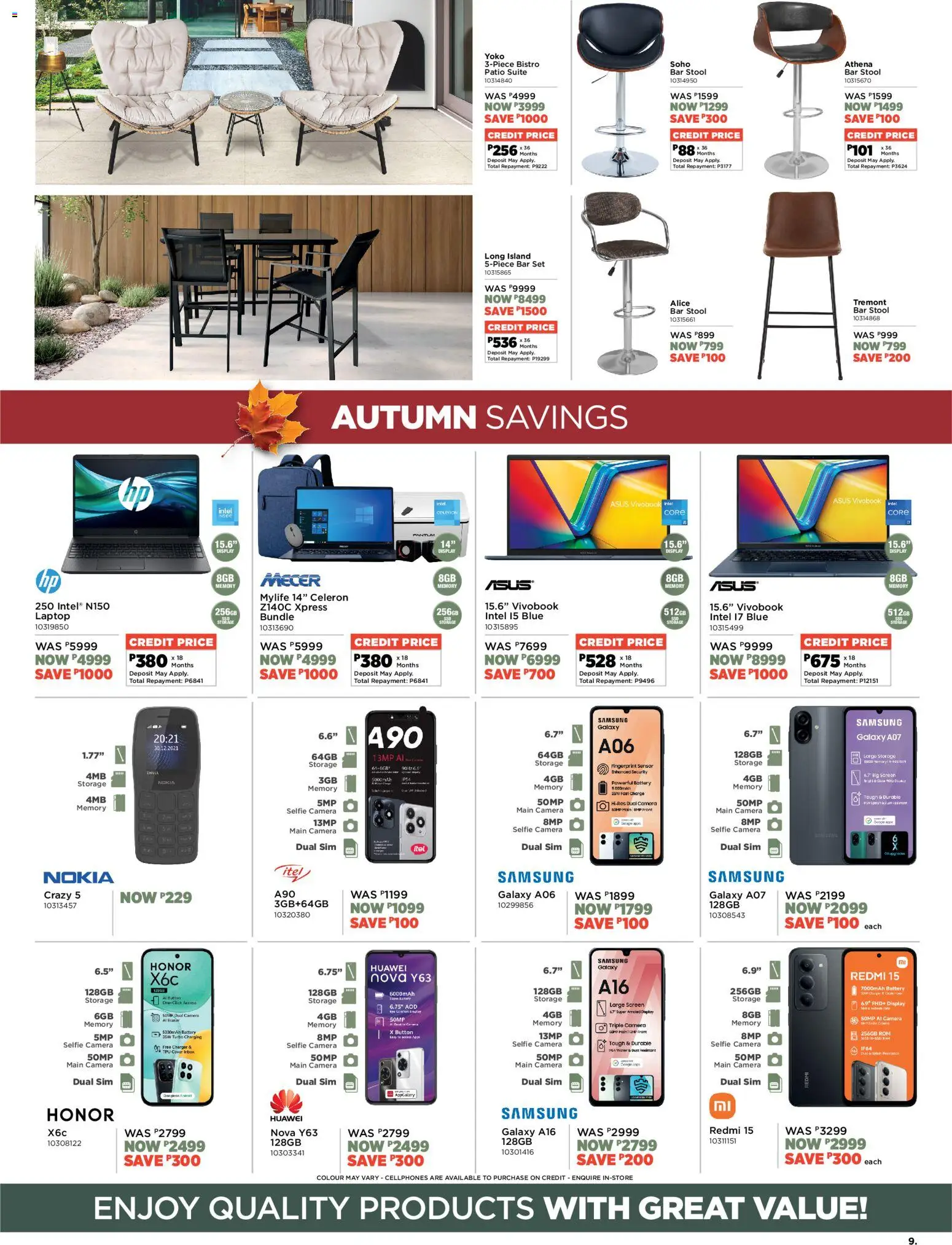 New House and Home catalogue – valid from 18.05.2026 | Page: 9 | Products: Cover, Stool, Water, Bar set