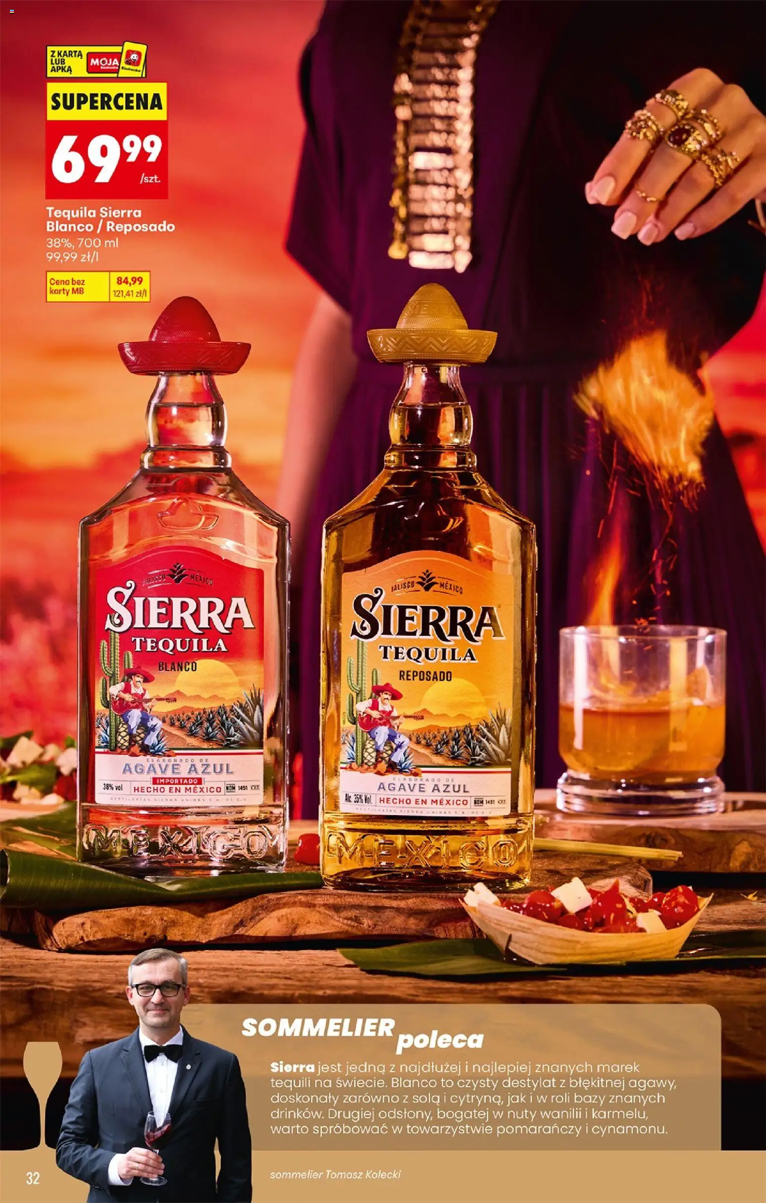 Biedronka Polsko leták - Czas na toast od 04.05.2026 | Strana: 32 | Produkty: Tequila, Tequila Sierra, Karty