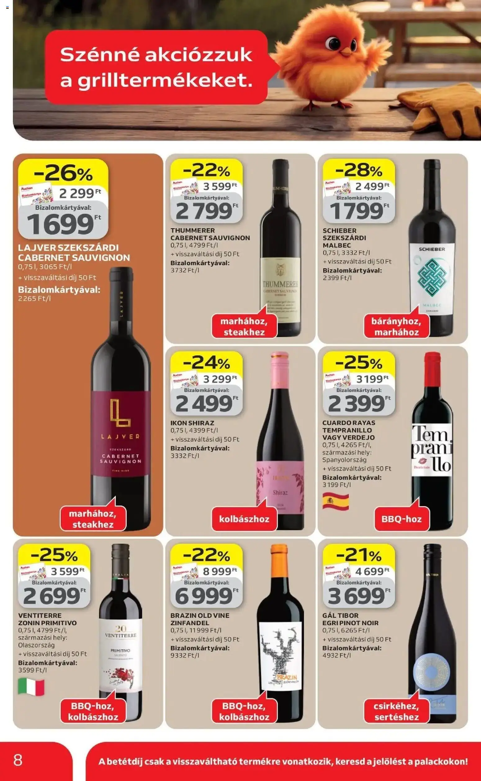 Auchan akciós ujság - amely érvényes a következő dátumtól: 09.04.2026 | Oldal: 8