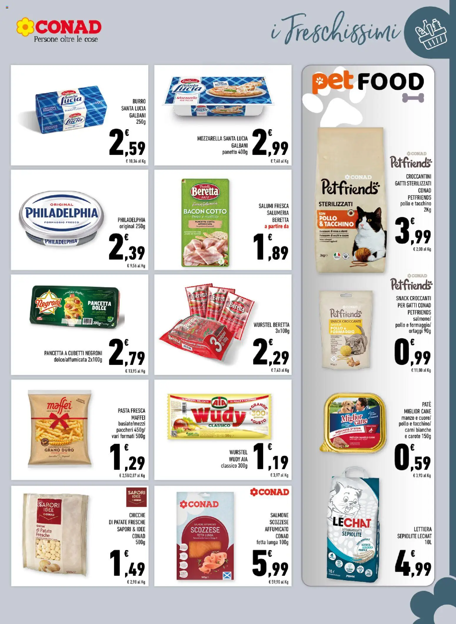 Volantino Conad del 17.06.2026 | Pagina: 9 | Prodotti: Patate, Carote, Formaggio, Paccheri